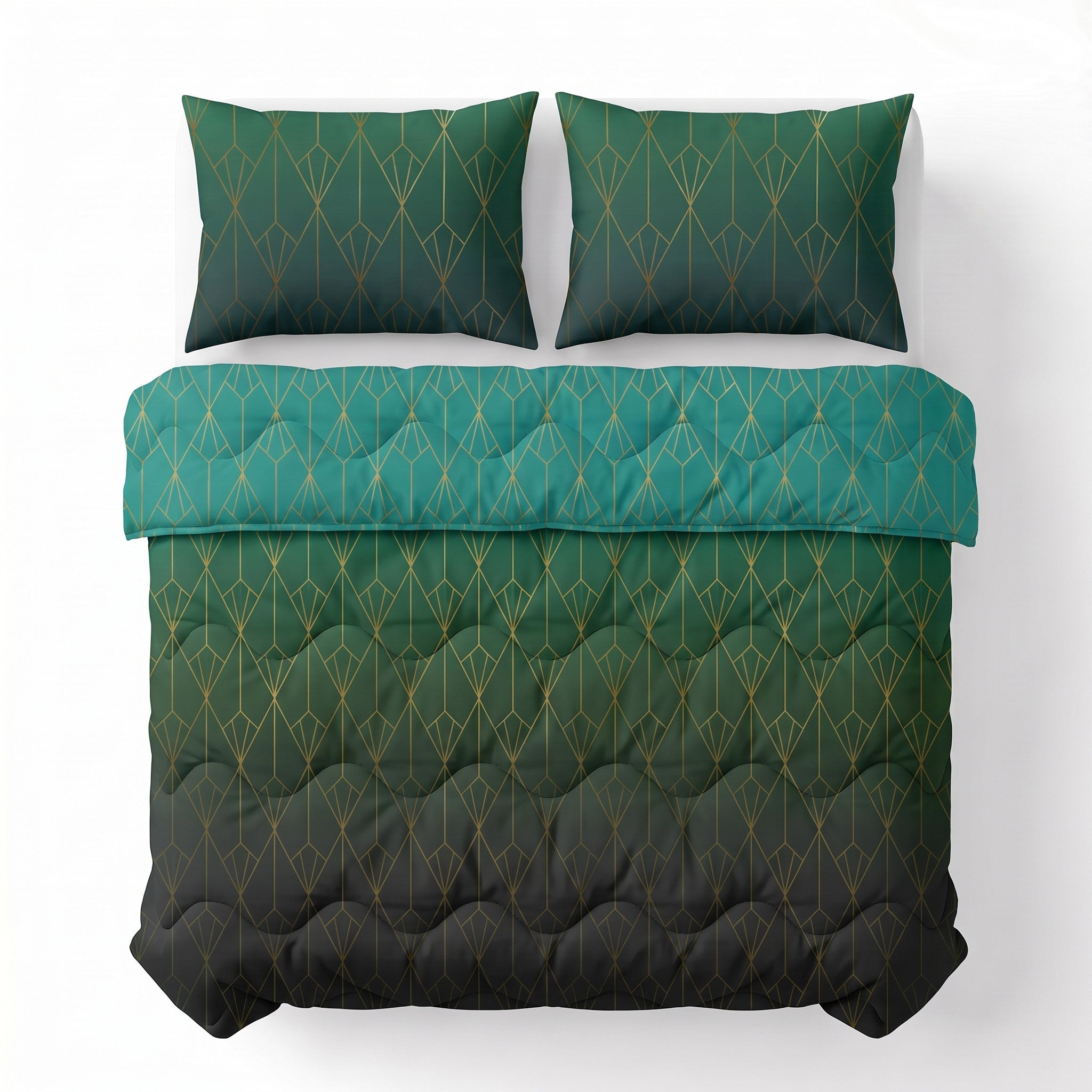NordDream Lazy Bowen peitto 200x220 cm vihreä pestävä