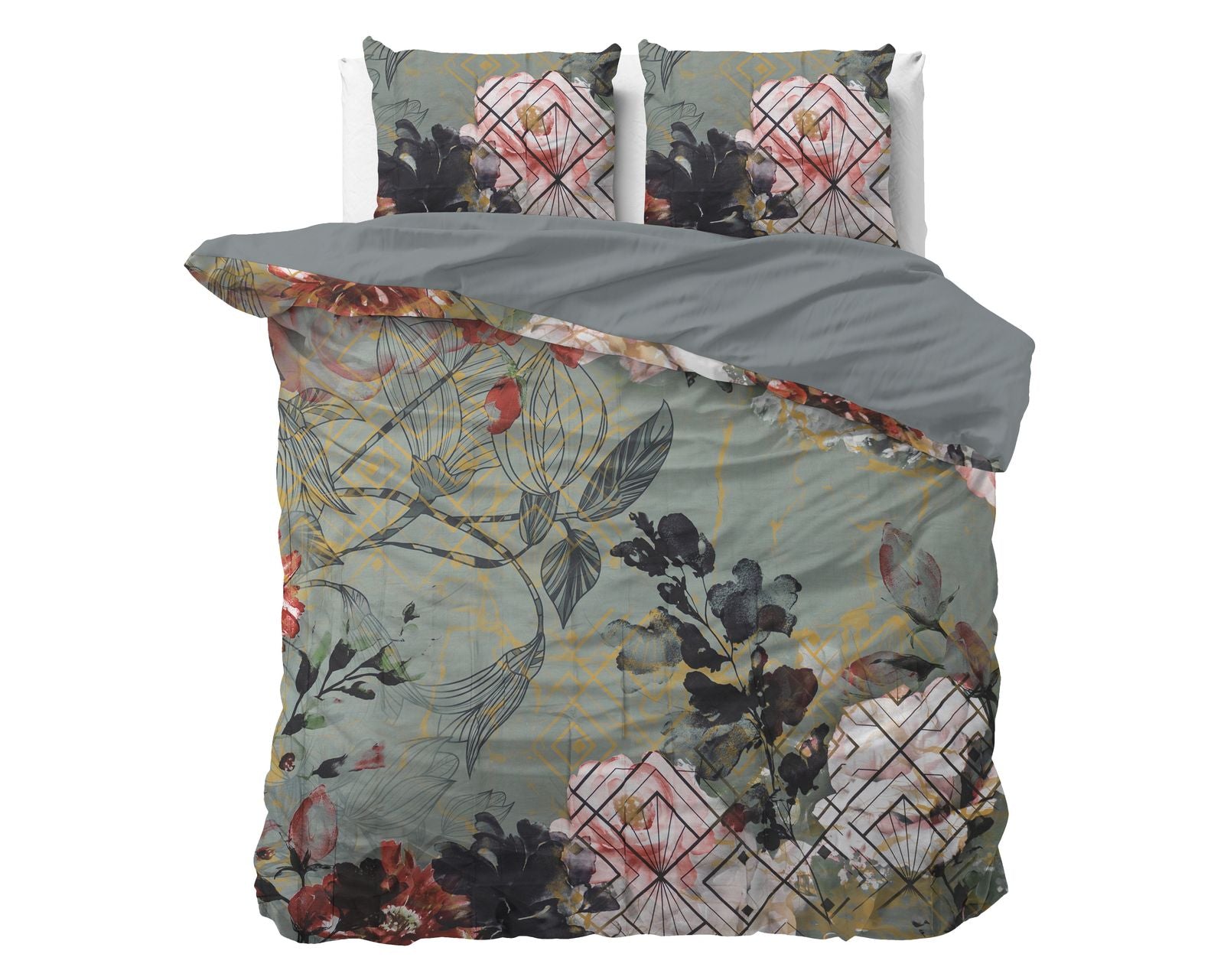 NordDream Essentials Triangle Nature pussilakana 240x200 vihreä