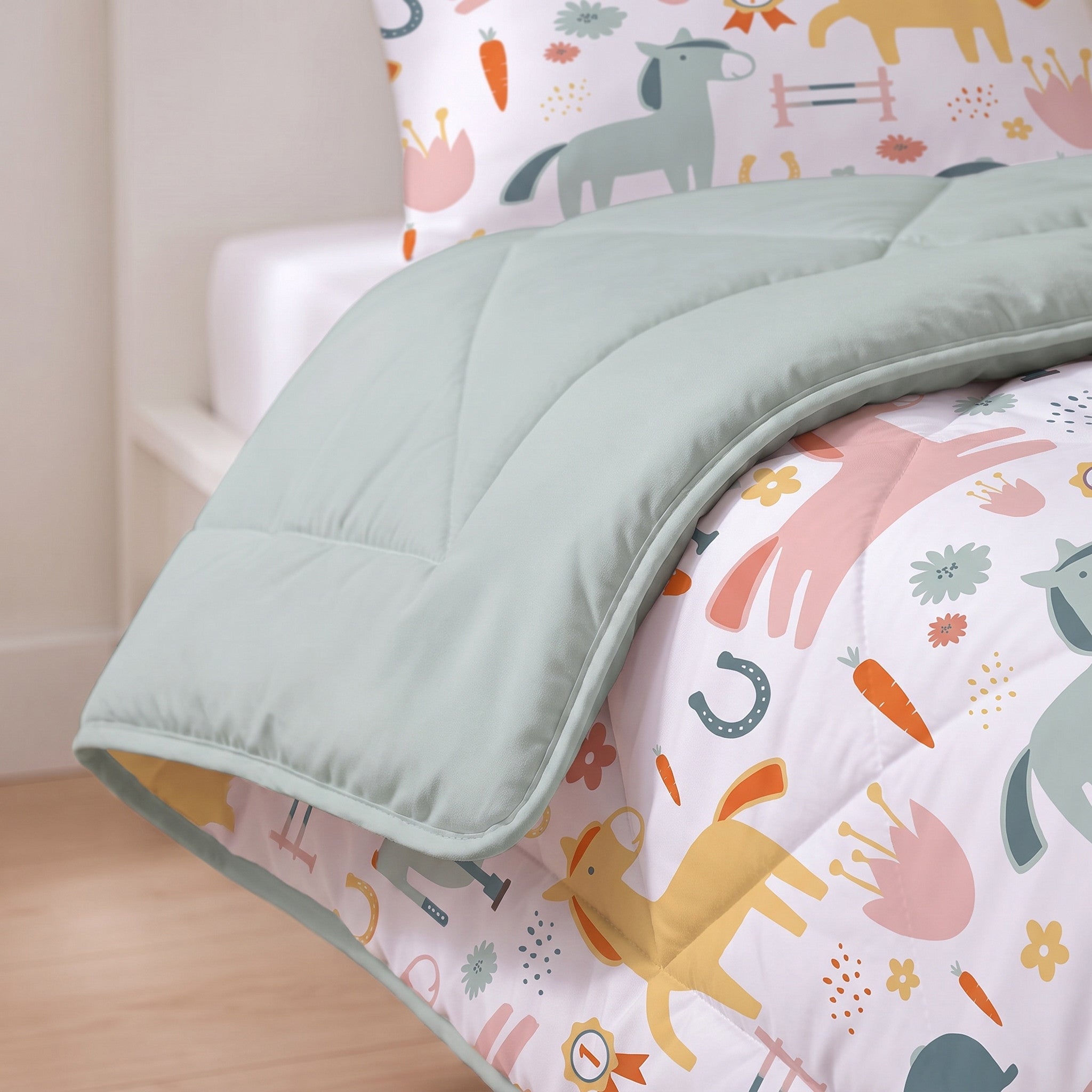 NordDream Kids lastenpeitto 140x200 hevoset pestävä