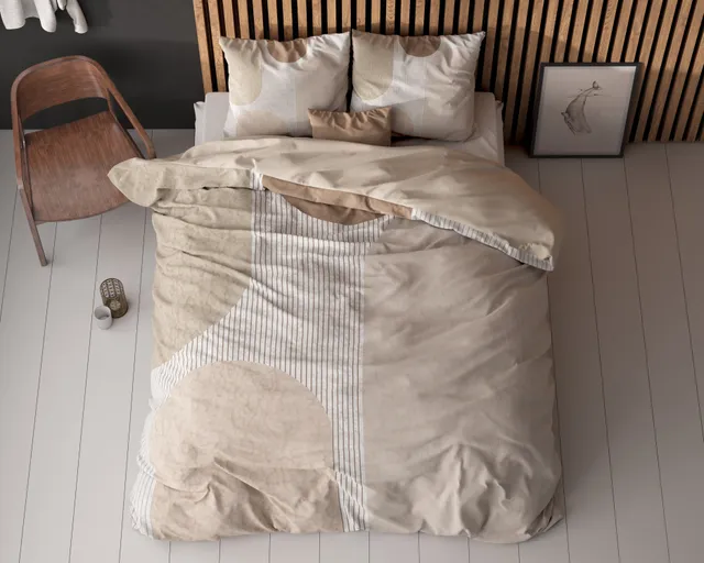 NordDream Essentials Teddy pussilakana kerma 200x200/220 printti