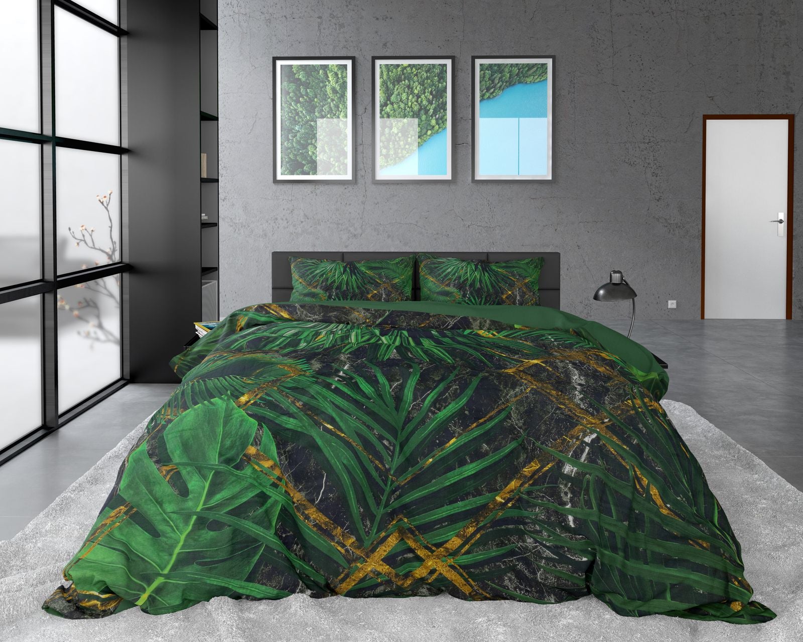 NordSleeps NordDream Avena pussilakana 240x220 vihreä satiini