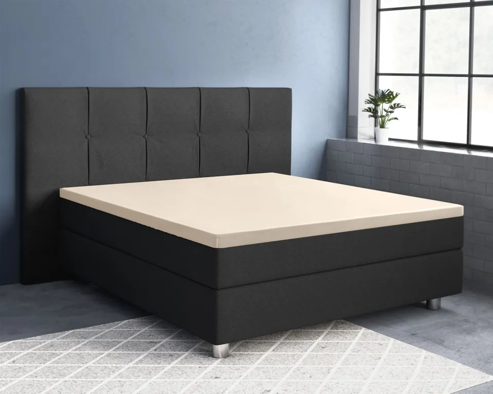 NordDream Satin Topper aluslakana hiekka 180x200 puuvilla