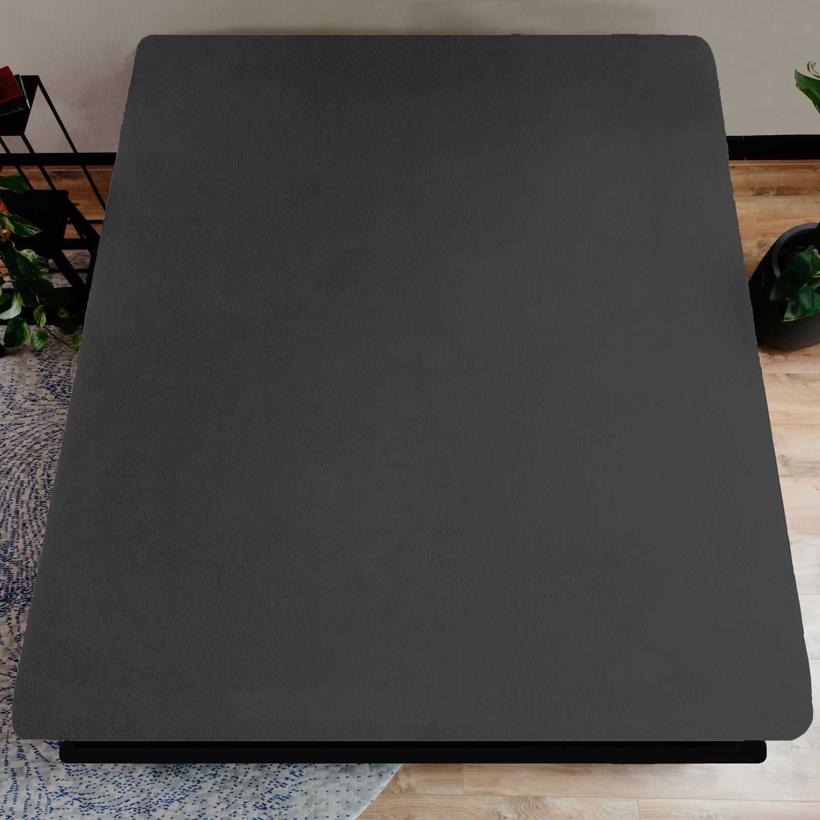NordDream Teddy muotoonommeltu lakana 90x200 antrasiitti teddy