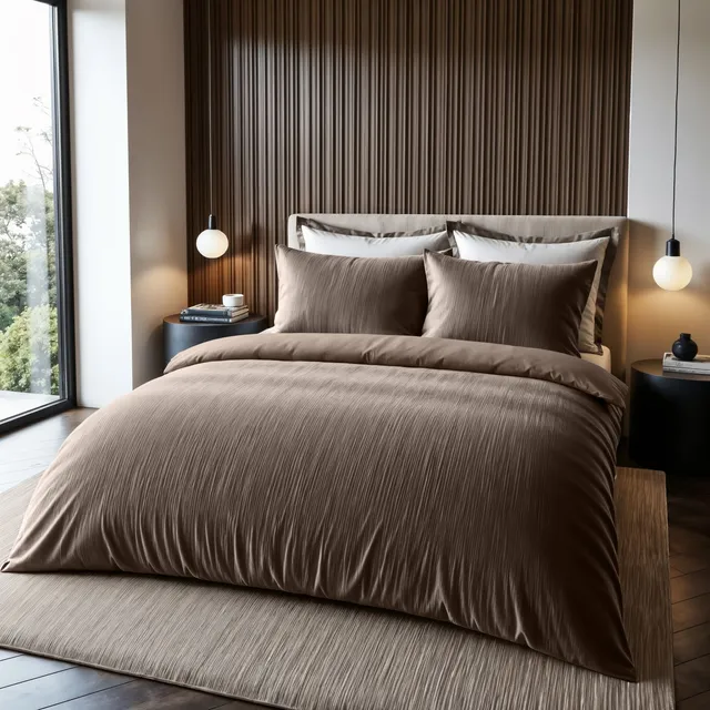 NordDream Velvet Cartier pussilakana taupe 200x220