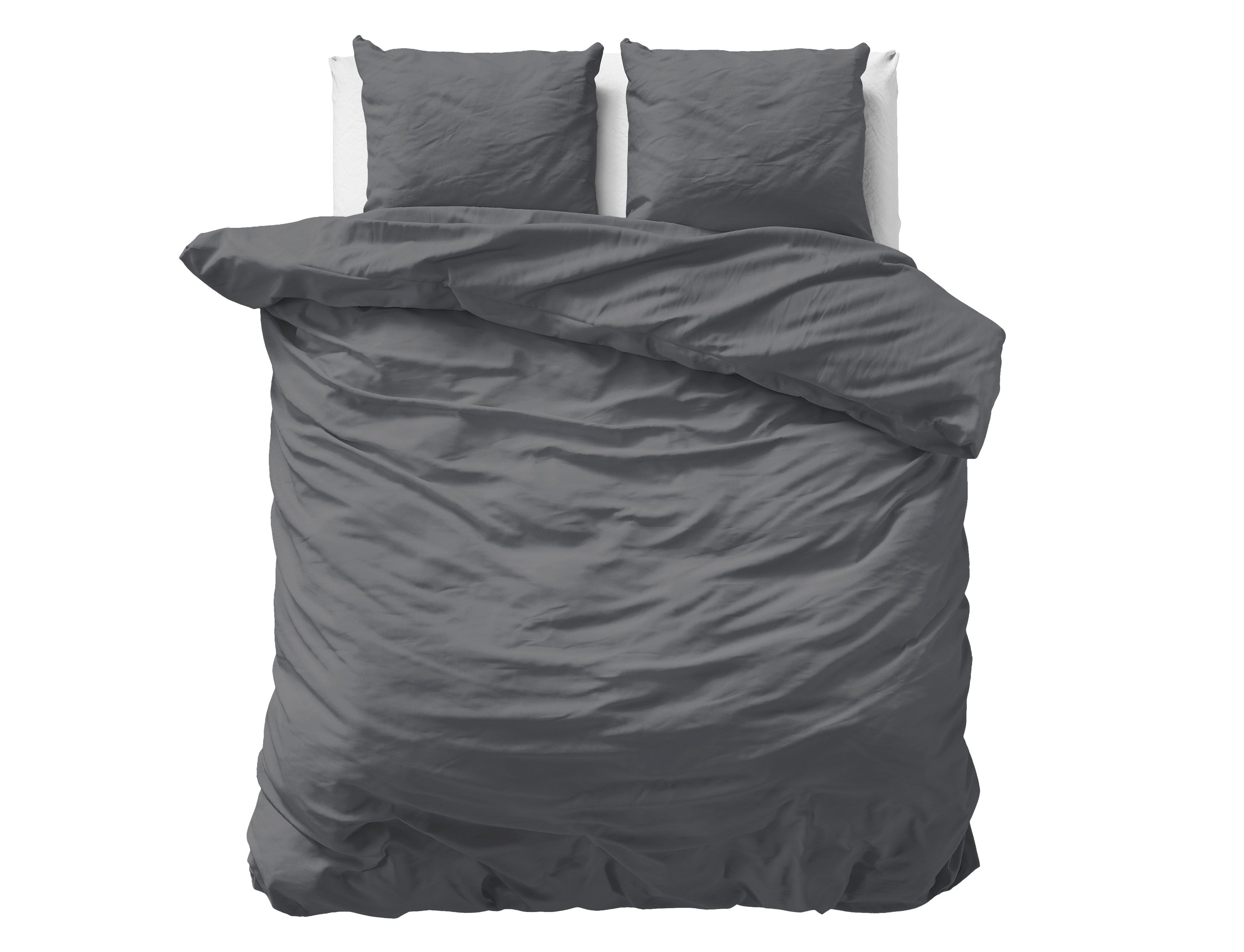 NordDream Satiini Uni pussilakana 200x200/220 antrasiitti