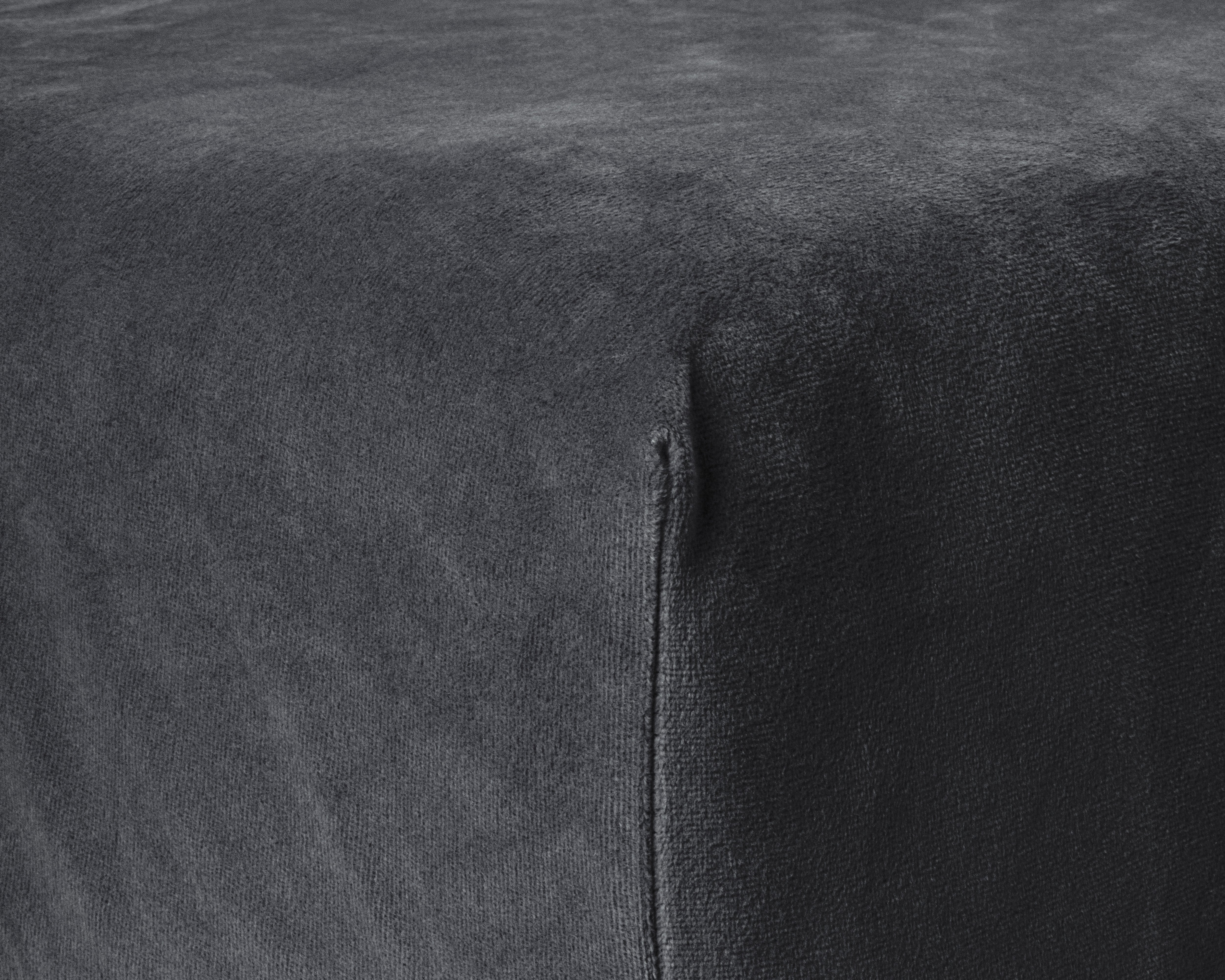 NordDream Velvet aluslakana antrasiitti 180x200 lämmin