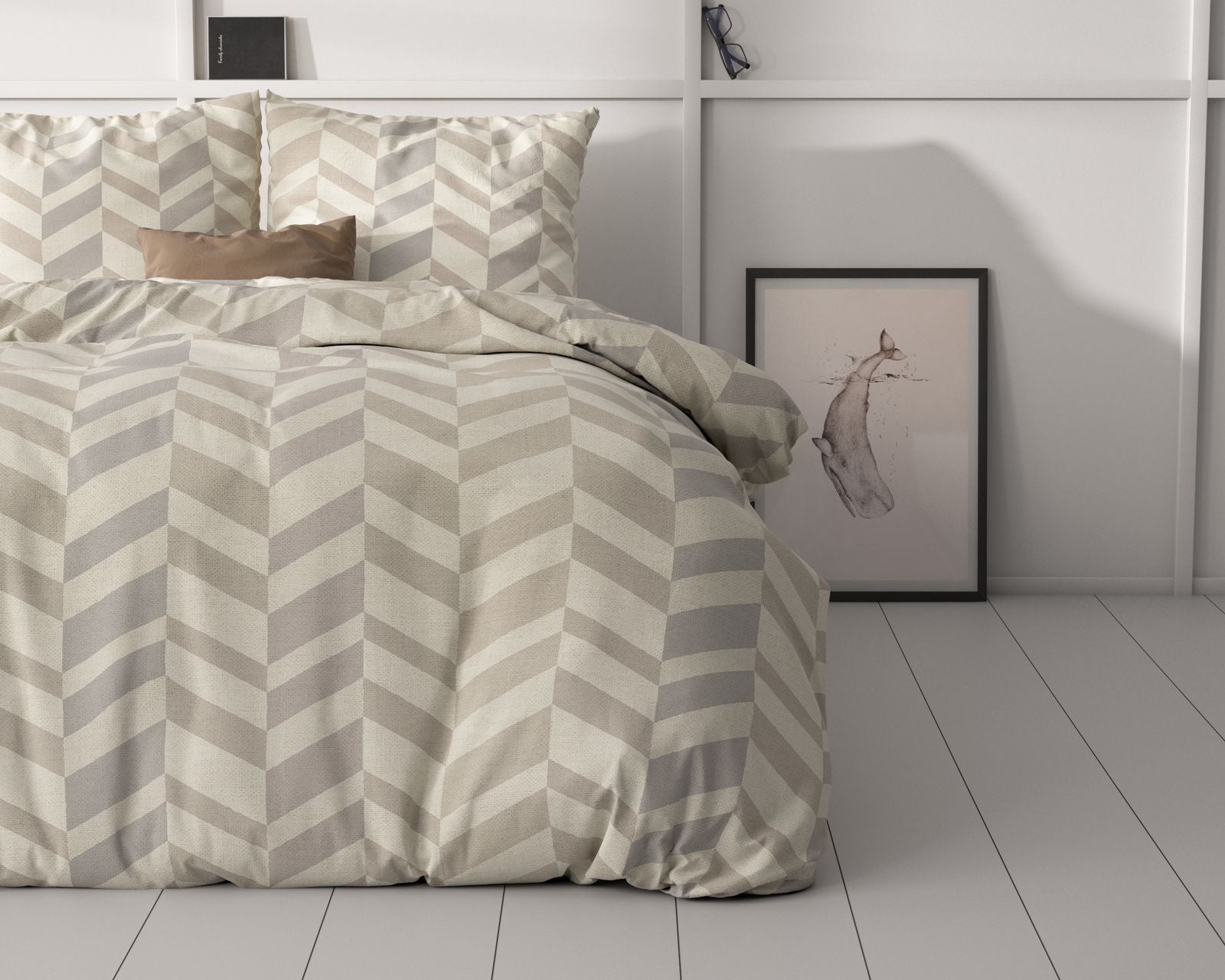 NordDream Classy Karel Zand pussilakana 240x220 mikrokuitu
