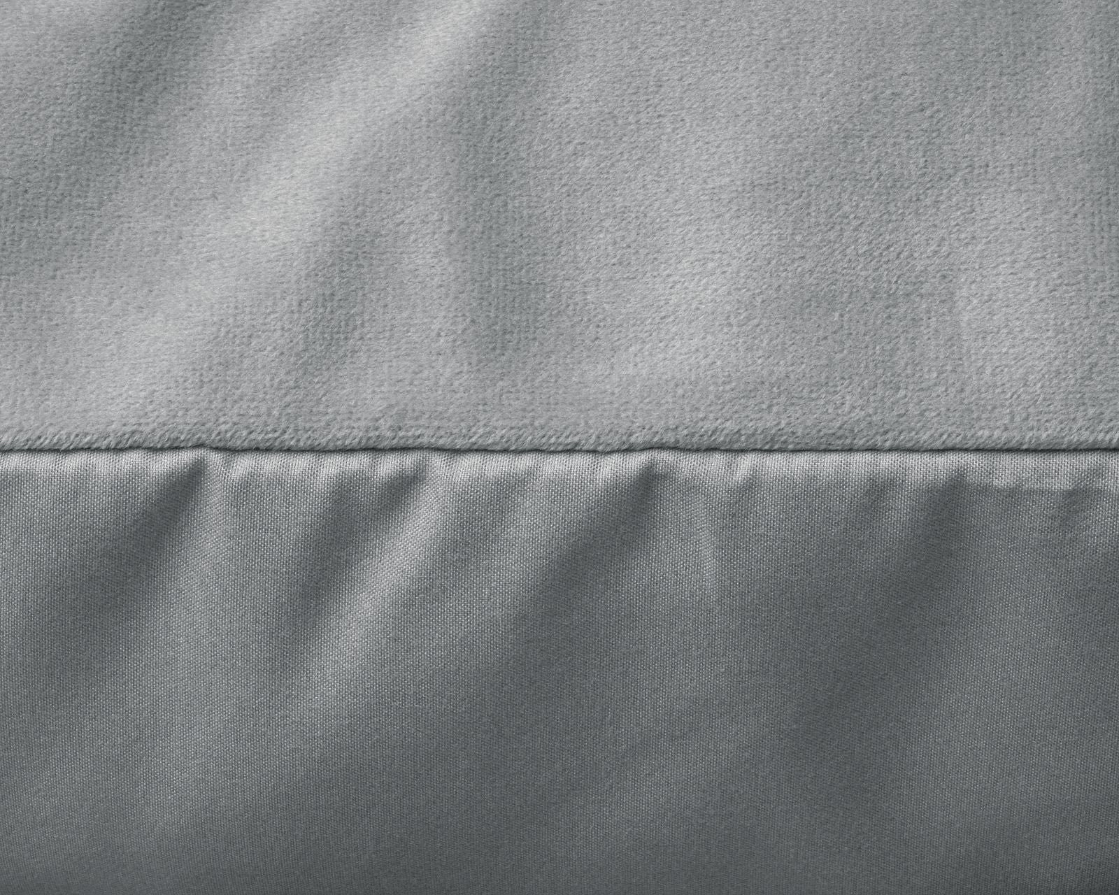 NordDream Velvet tyynyliinat harmaa 60x70 2 kpl samettinen