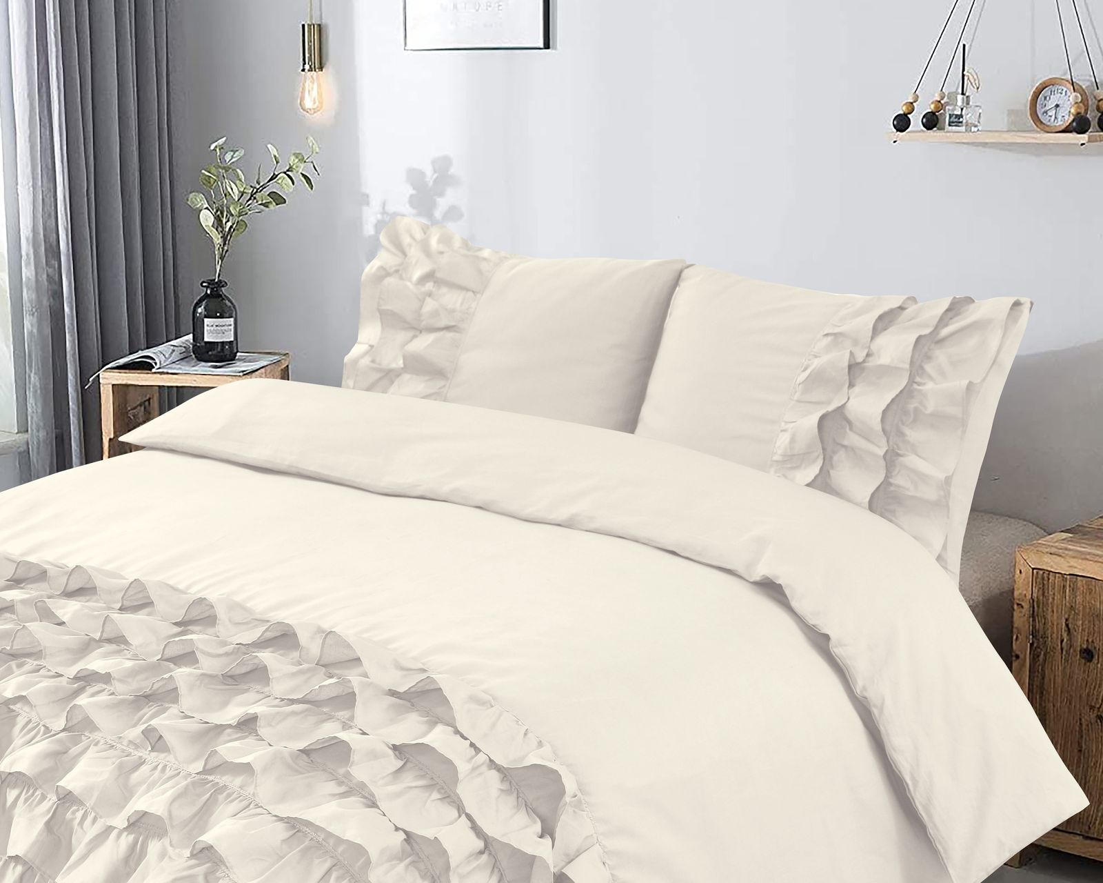 NordDream Classics Cyprus pussilakana 240x220 beige perkaali