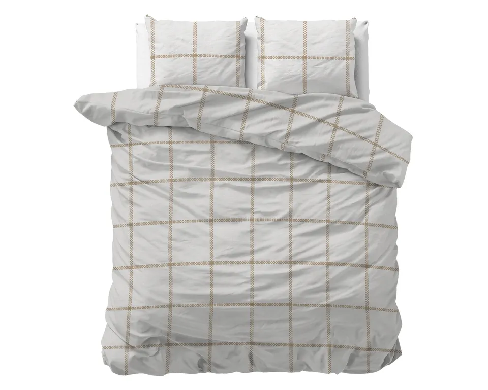 NordDream Classy Vasco pussilakanasetti valkoinen 200x220 mikrokuitu