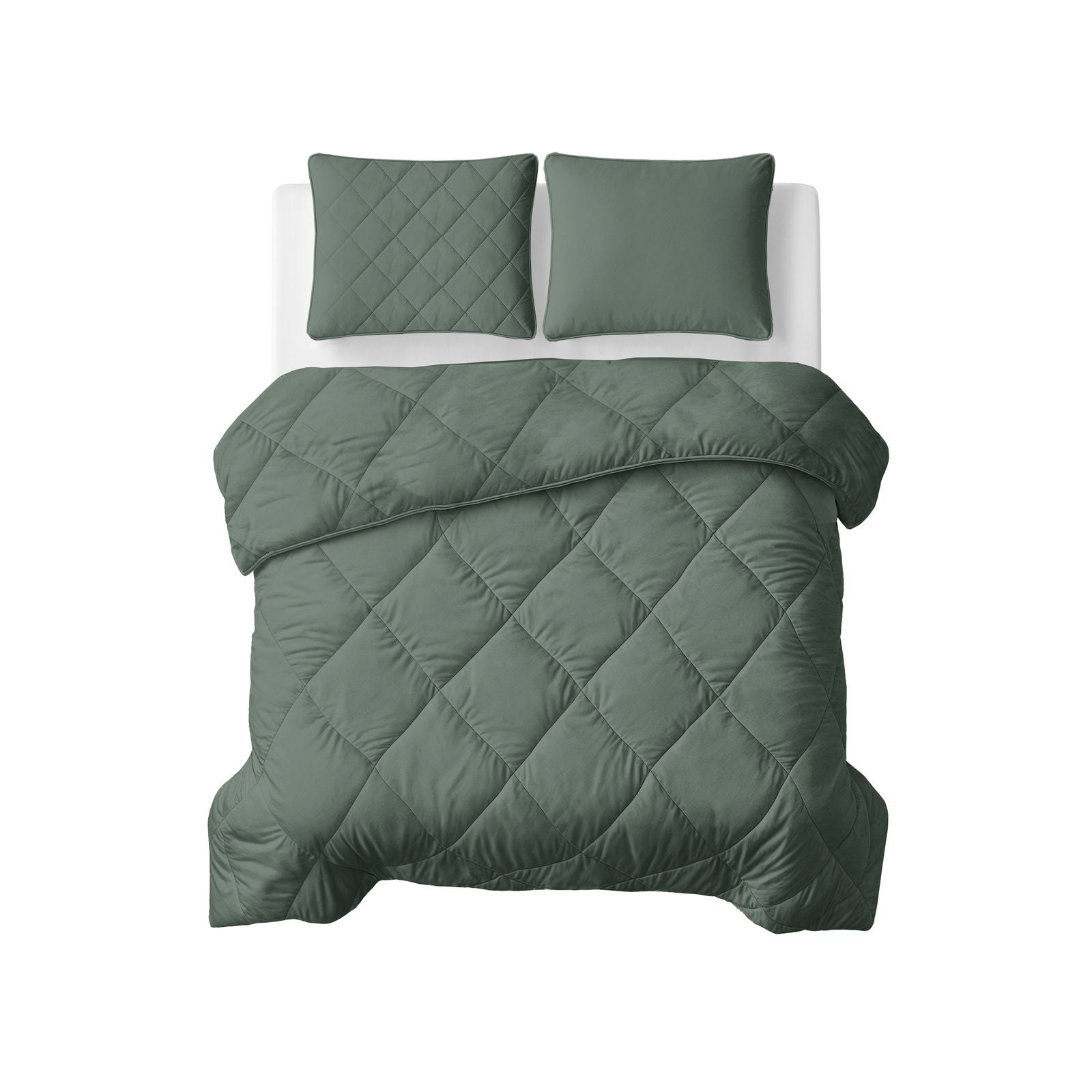 NordDream Lazy peitto ilman pussilakanaa 240x200 harmaa/vihreä