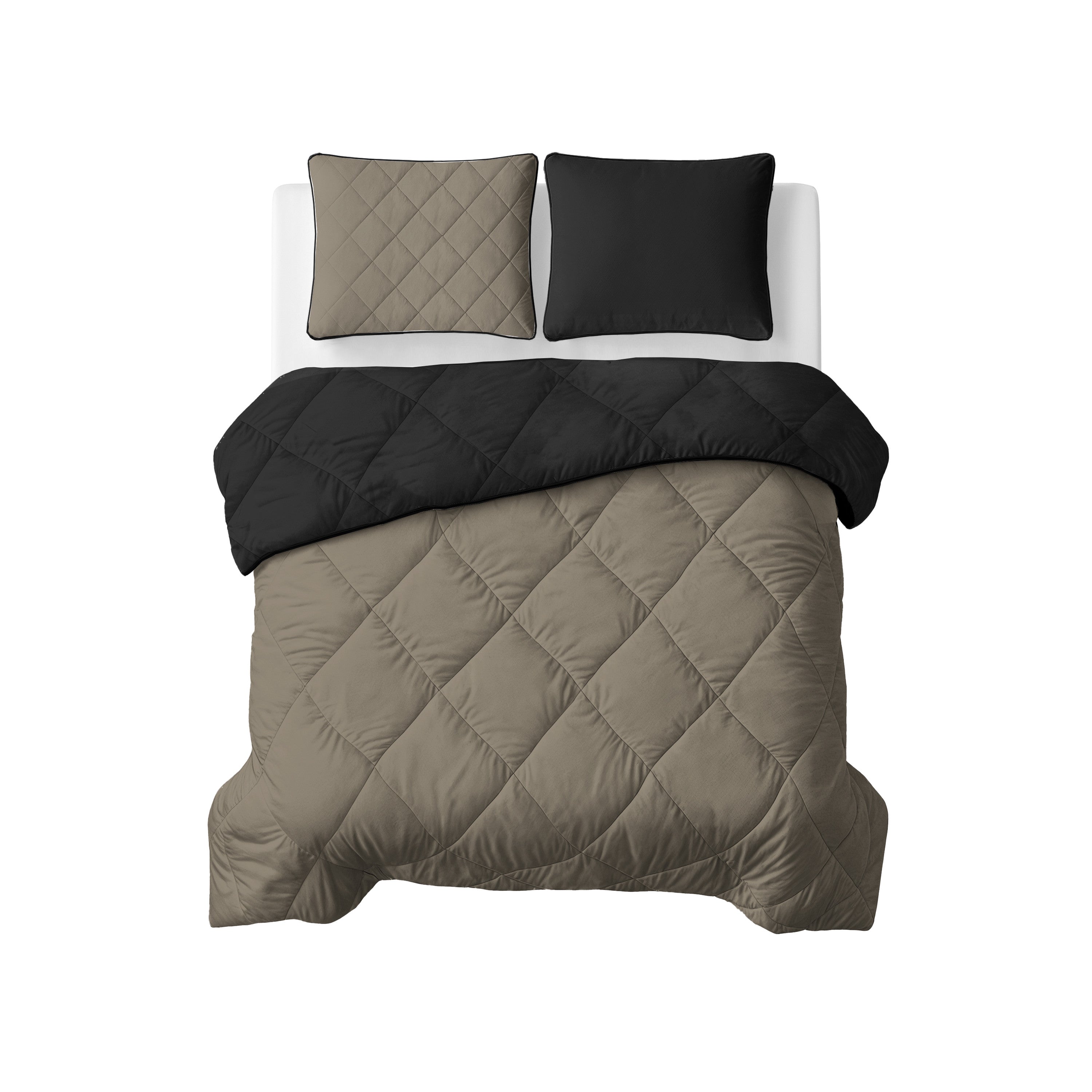 NordSleeps NordDream Lazy peitto taupe-musta pestävä