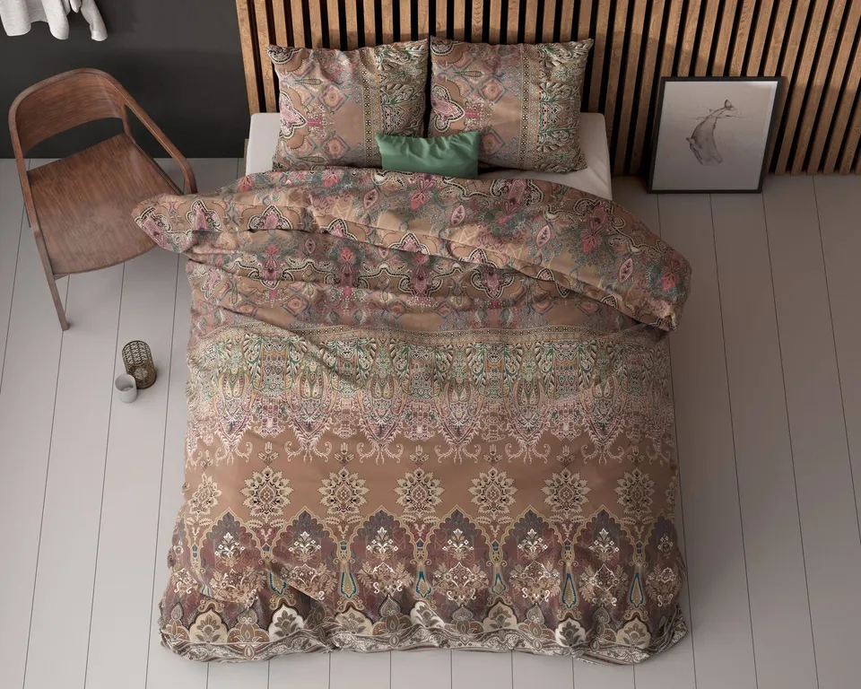 NordDream Elegance Berna pussilakana ruskea 200x200/220 cm