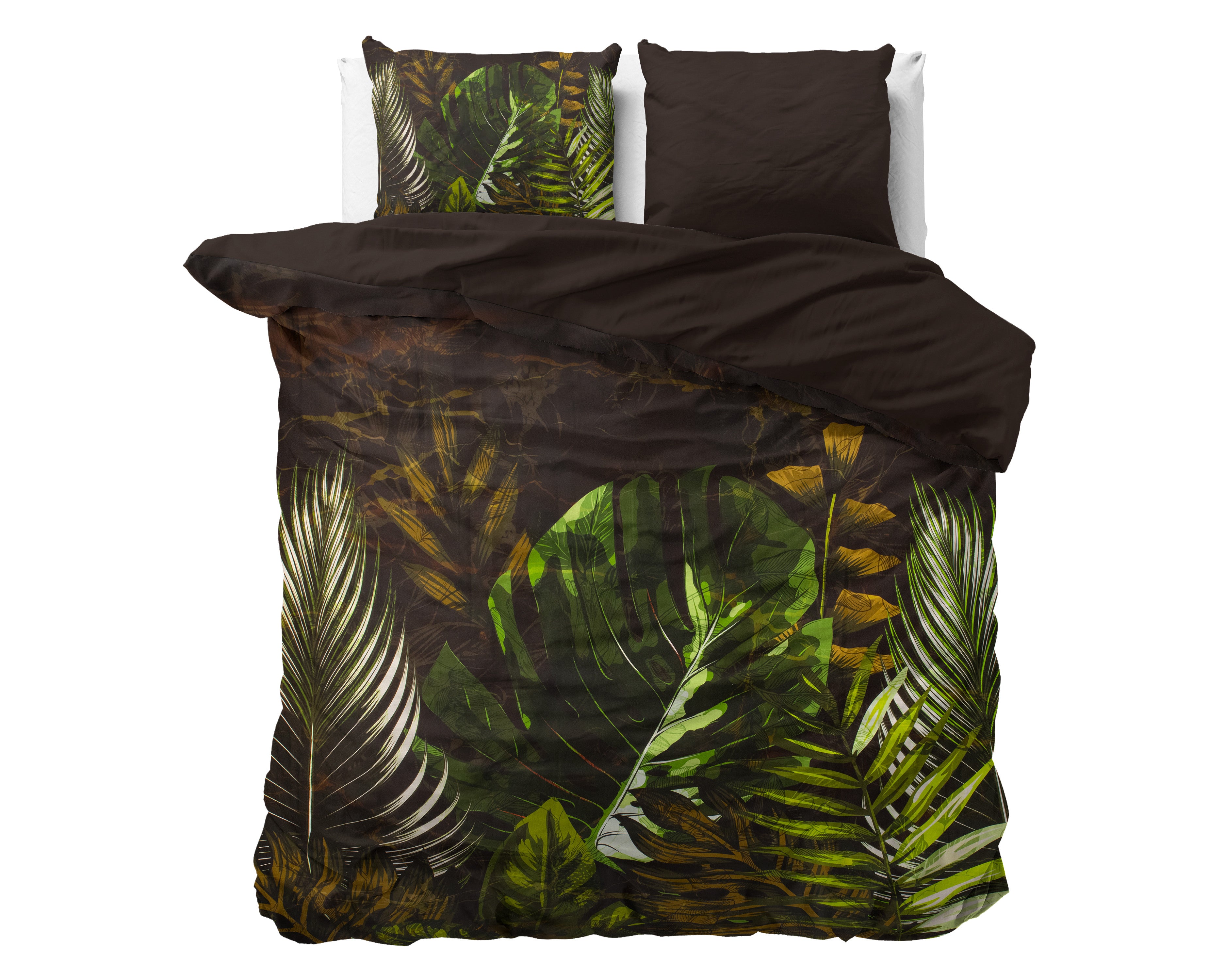 NordDream Botanical Jungle Art 2 pussilakana 240x220 taupe