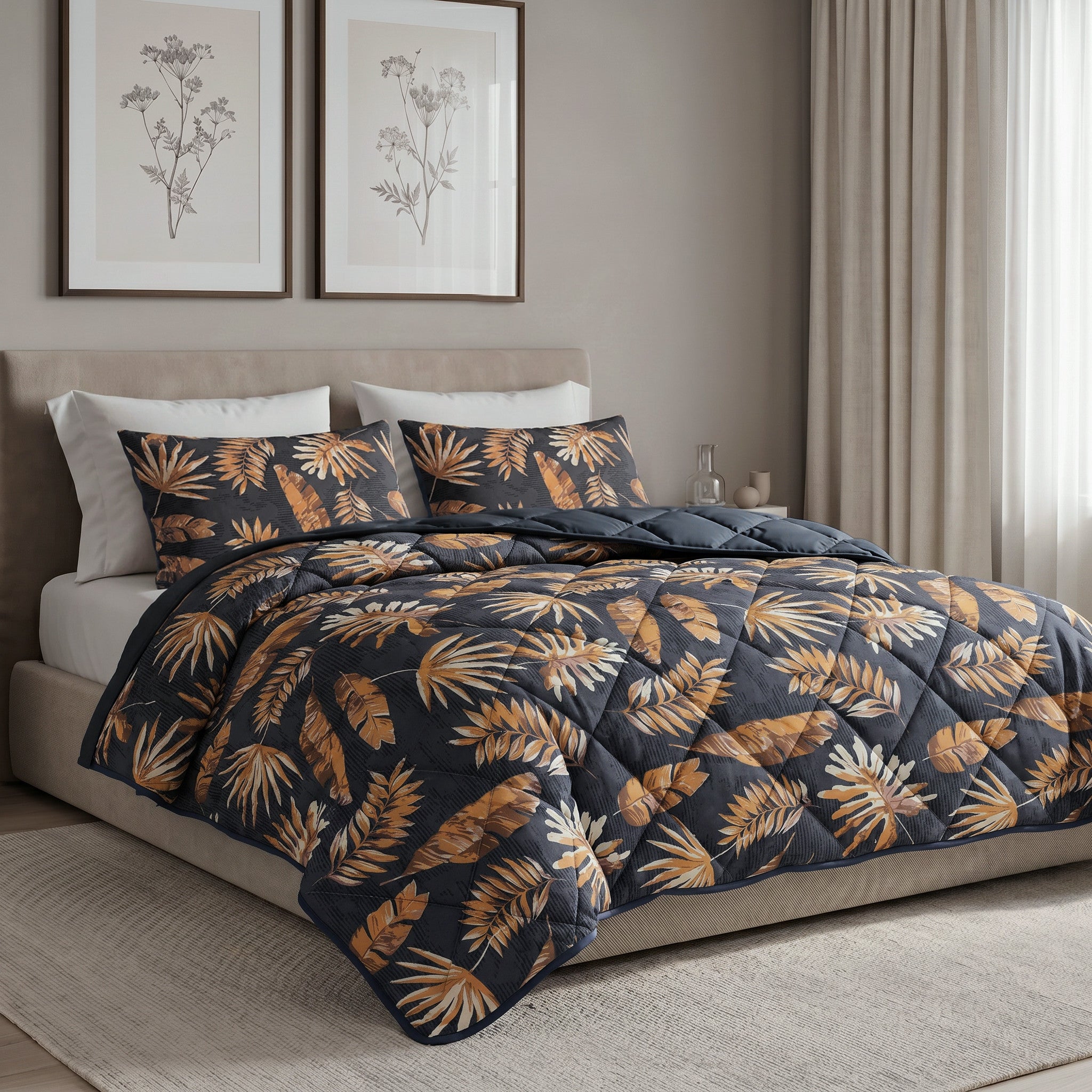 NordDream Lazy Luisa peitto musta 200x200 cm