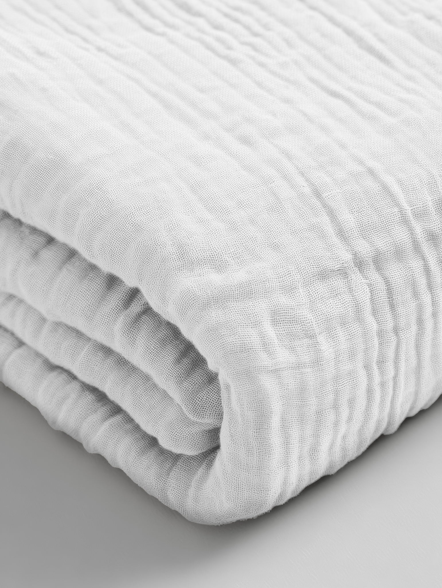 NordDream Mousseline aluslakana 180x200 valkoinen puuvilla