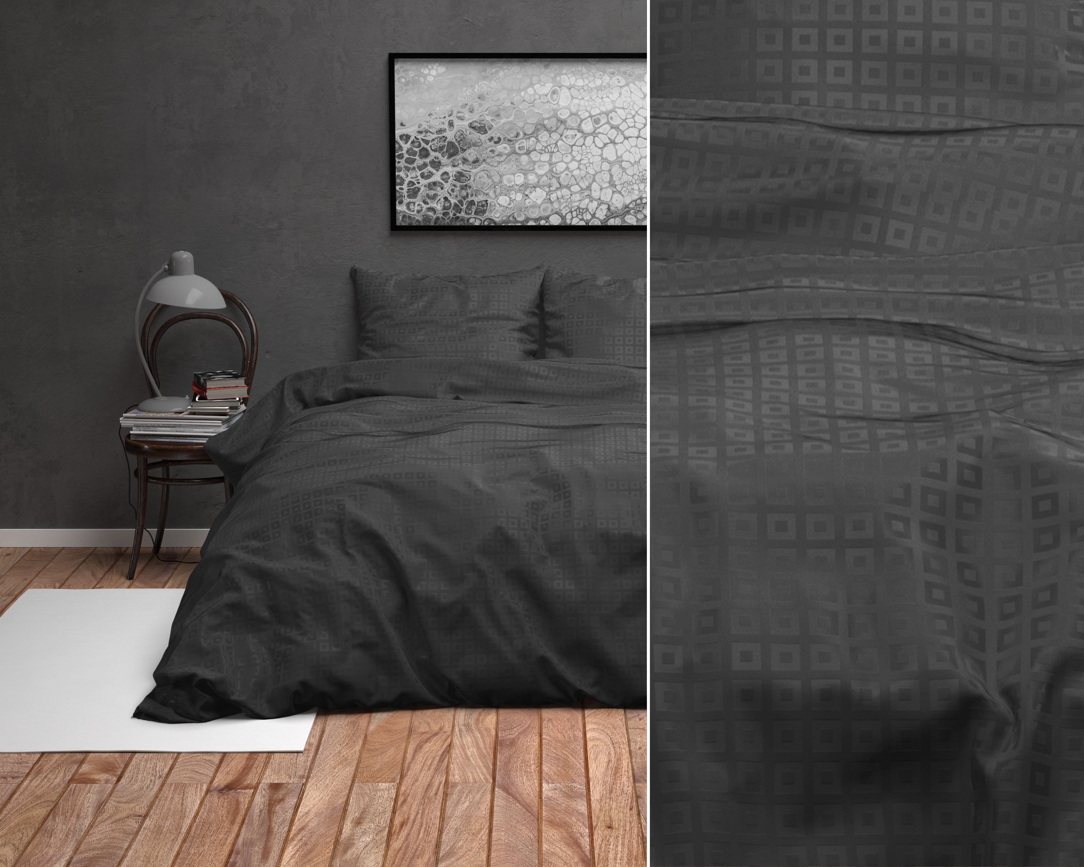 NordDream Hotel Axel pussilakanasetti musta 240x220