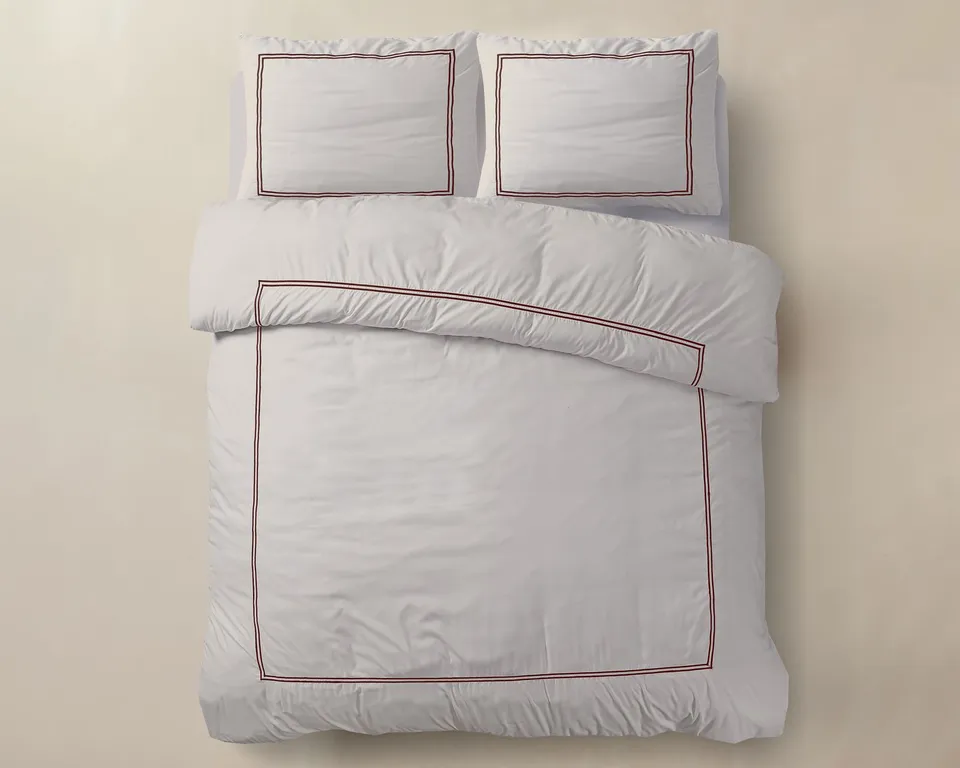 NordDream Hotel Line Brata pussilakanasetti taupe 200x200/260 cm
