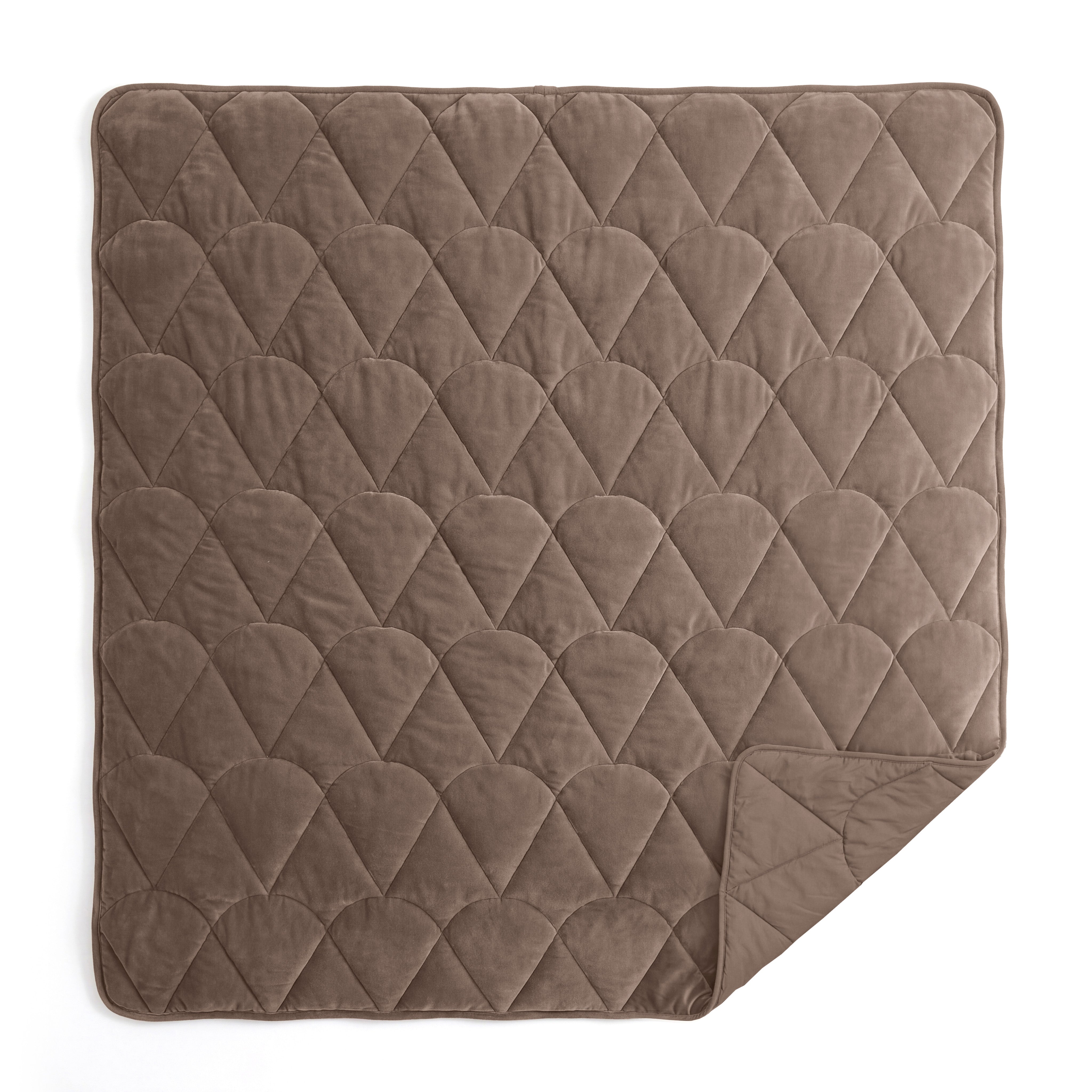NordDream Lazy Velvet peitto ilman päällistä taupe 200x200 cm