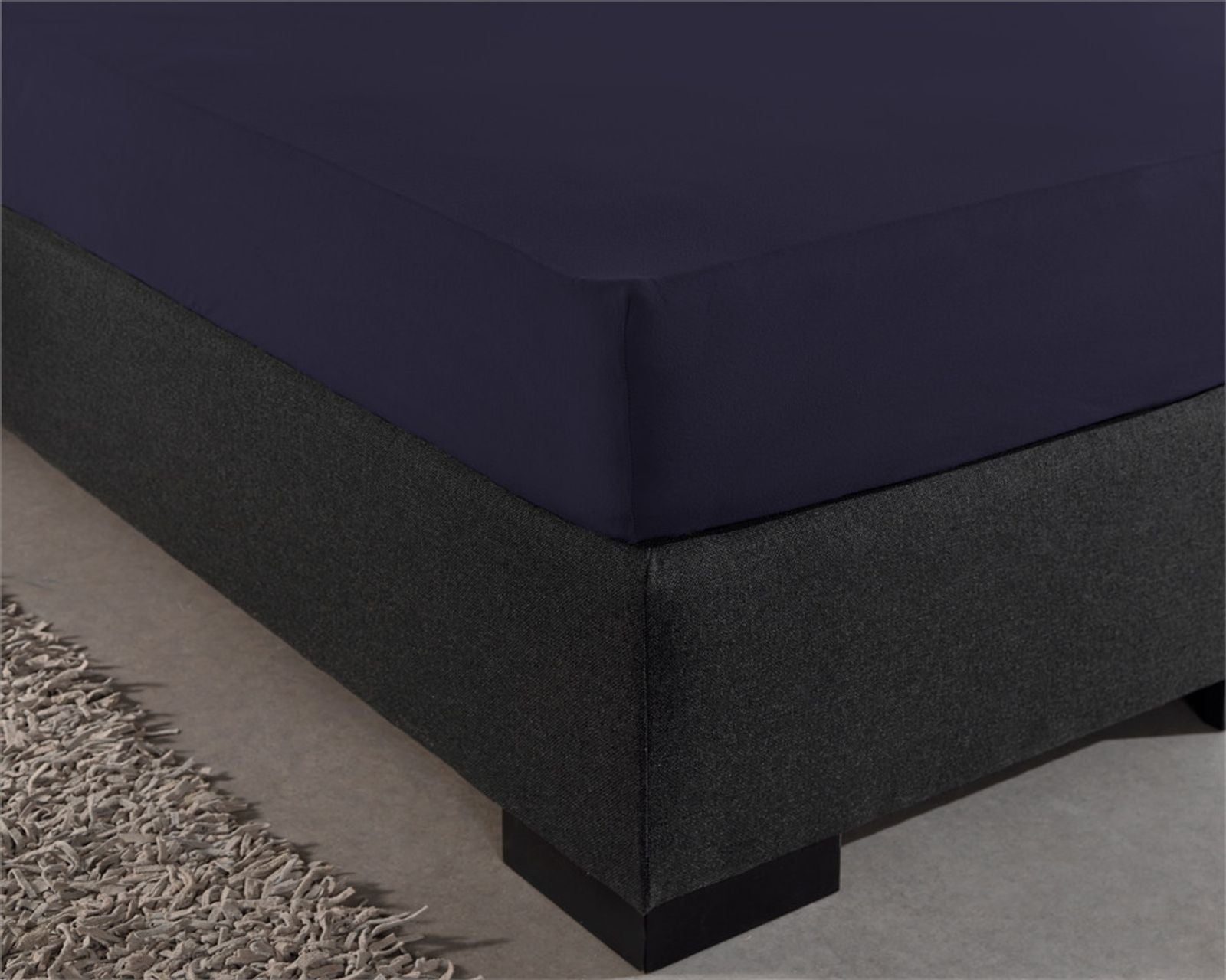 NordDream Jersey muotoonommeltu lakana navy 140x200/220 cm