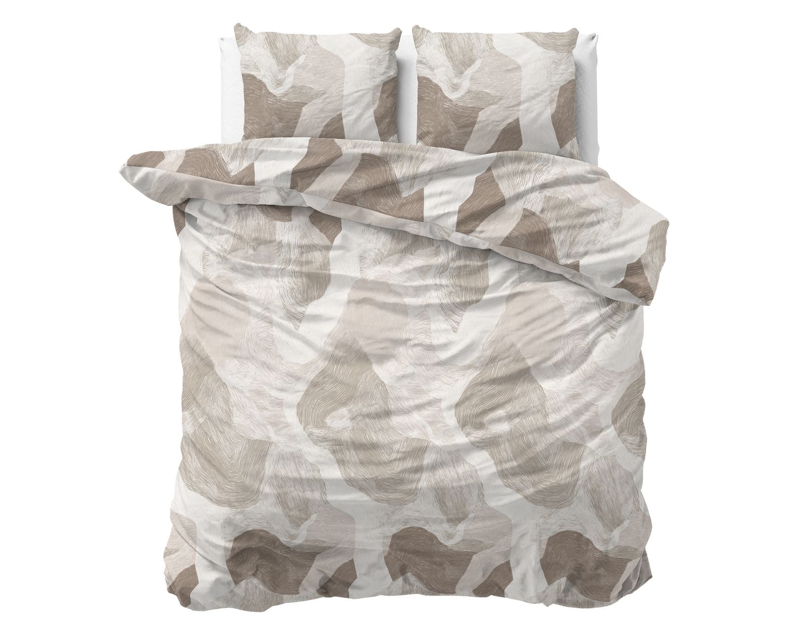 NordDream Pure Echo beige pussilakana 140x220 puuvilla