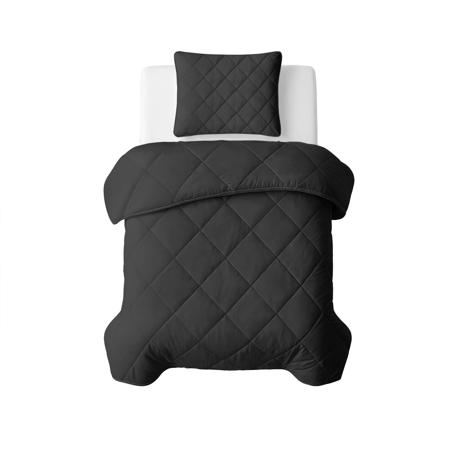 NordDream United peitto musta 200x200 sis. tyynyliinat