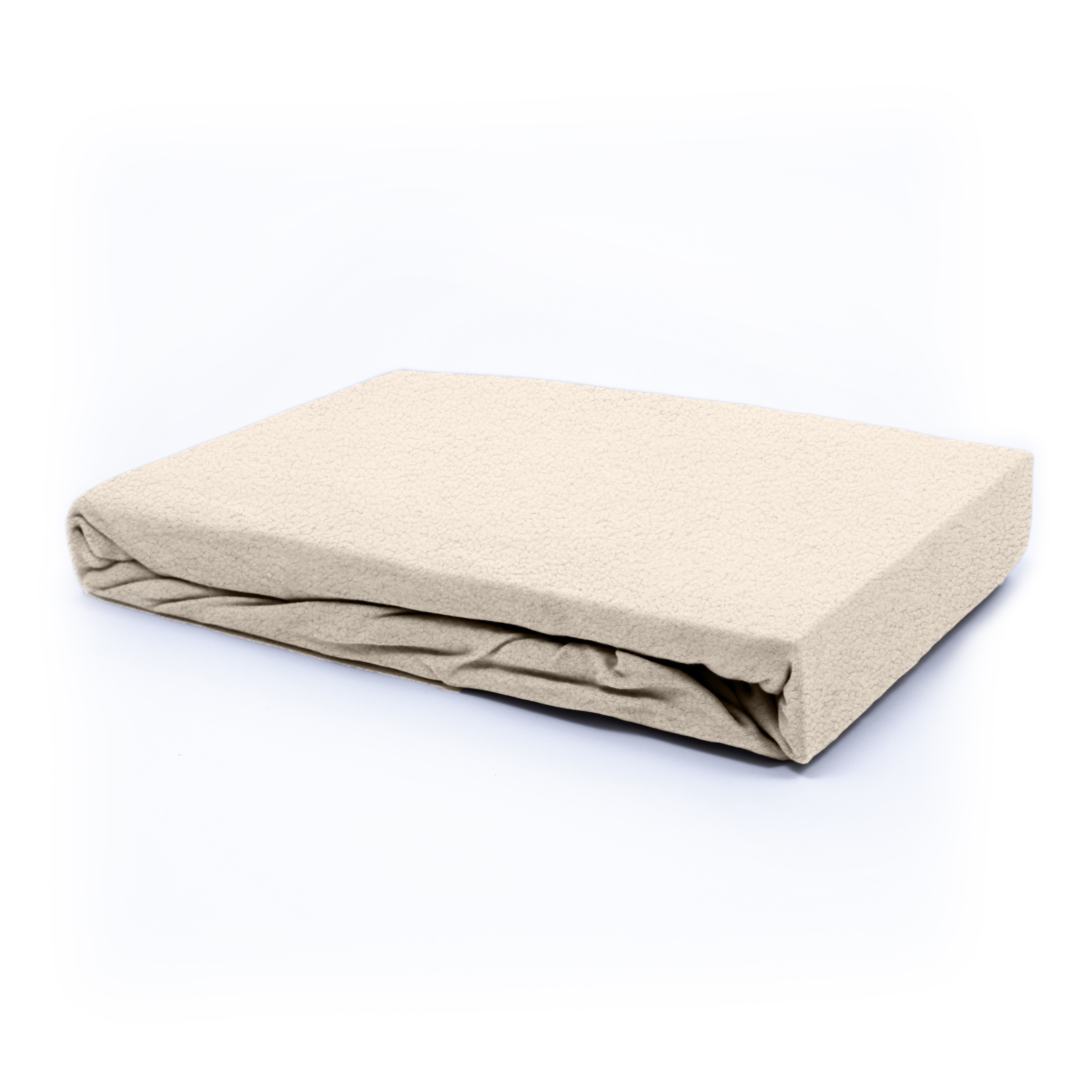 NordDream Teddy aluslakana kerma 90x200 lämmin