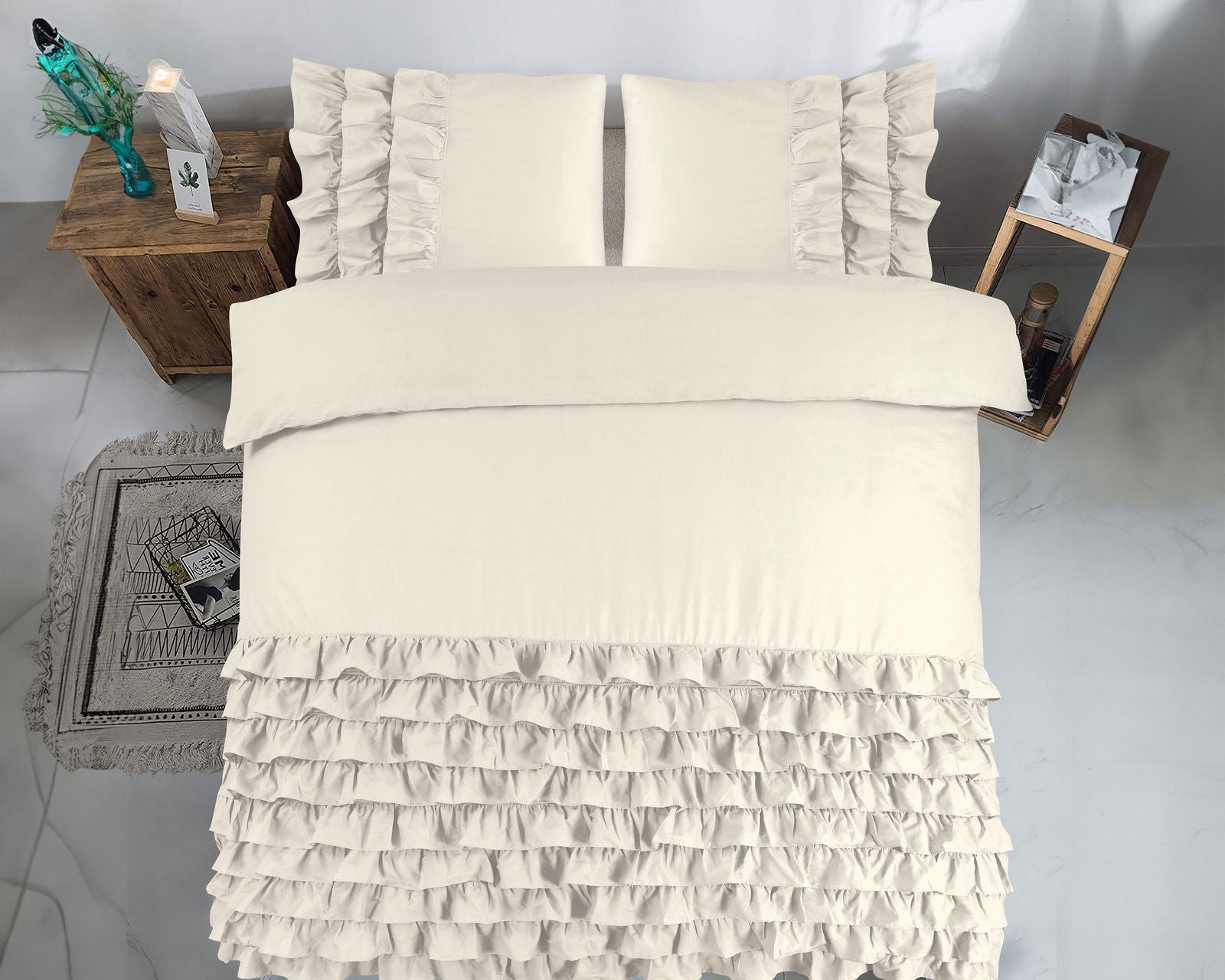 NordDream Classics Cyprus pussilakana 240x220 beige perkaali
