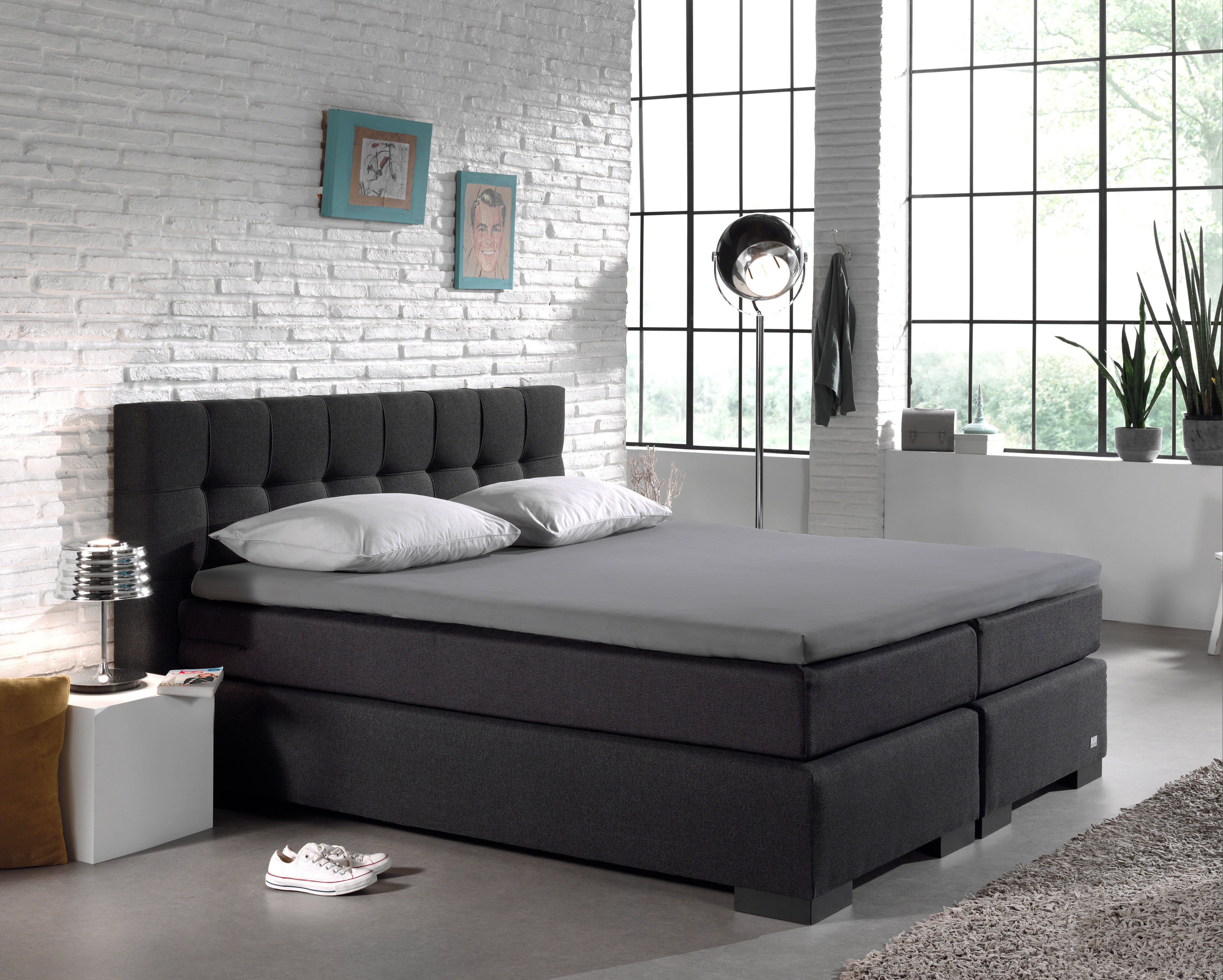 NordDream splittopper lakana 180x200 harmaa puuvilla