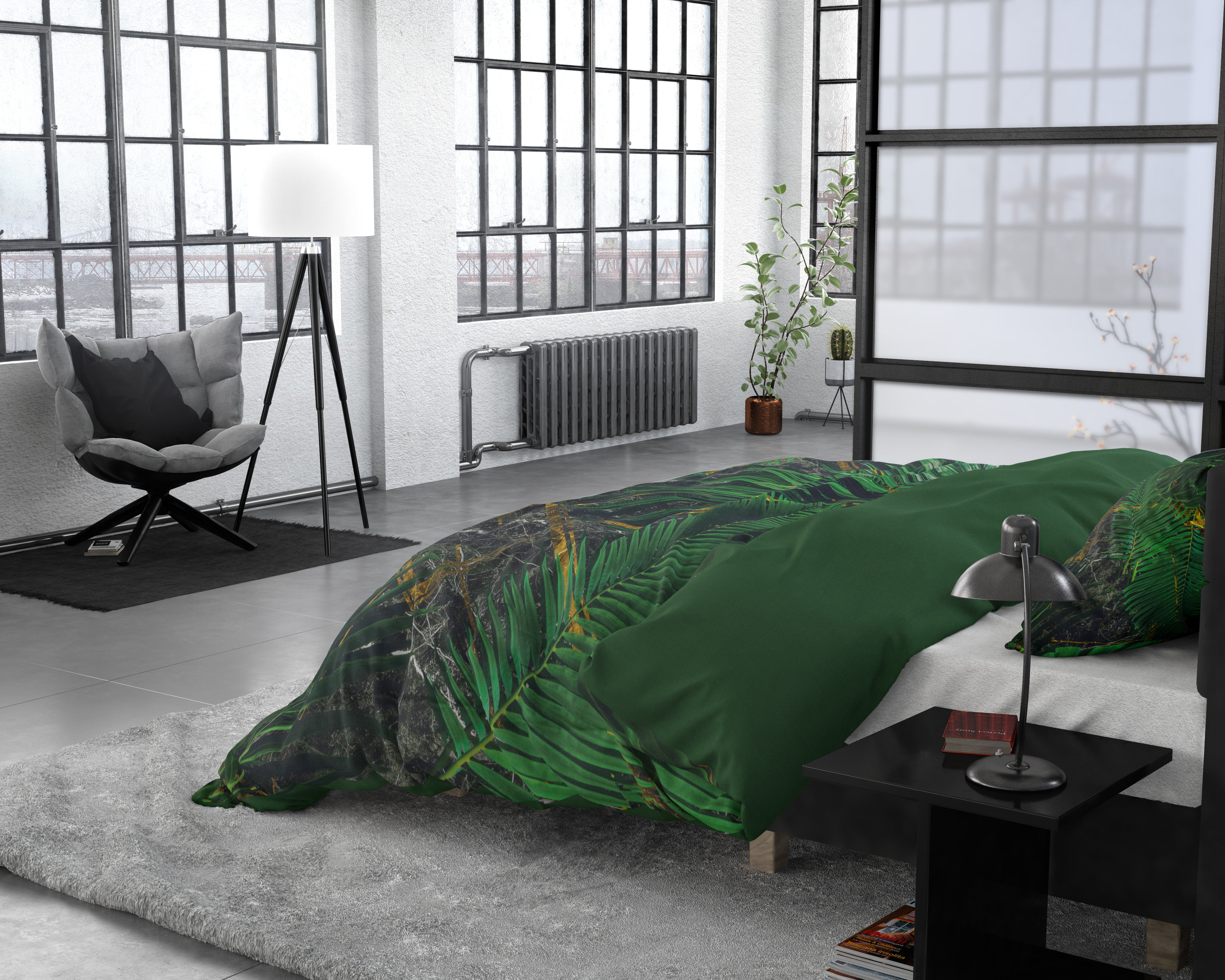 NordSleeps NordDream Avena pussilakana 240x220 vihreä satiini