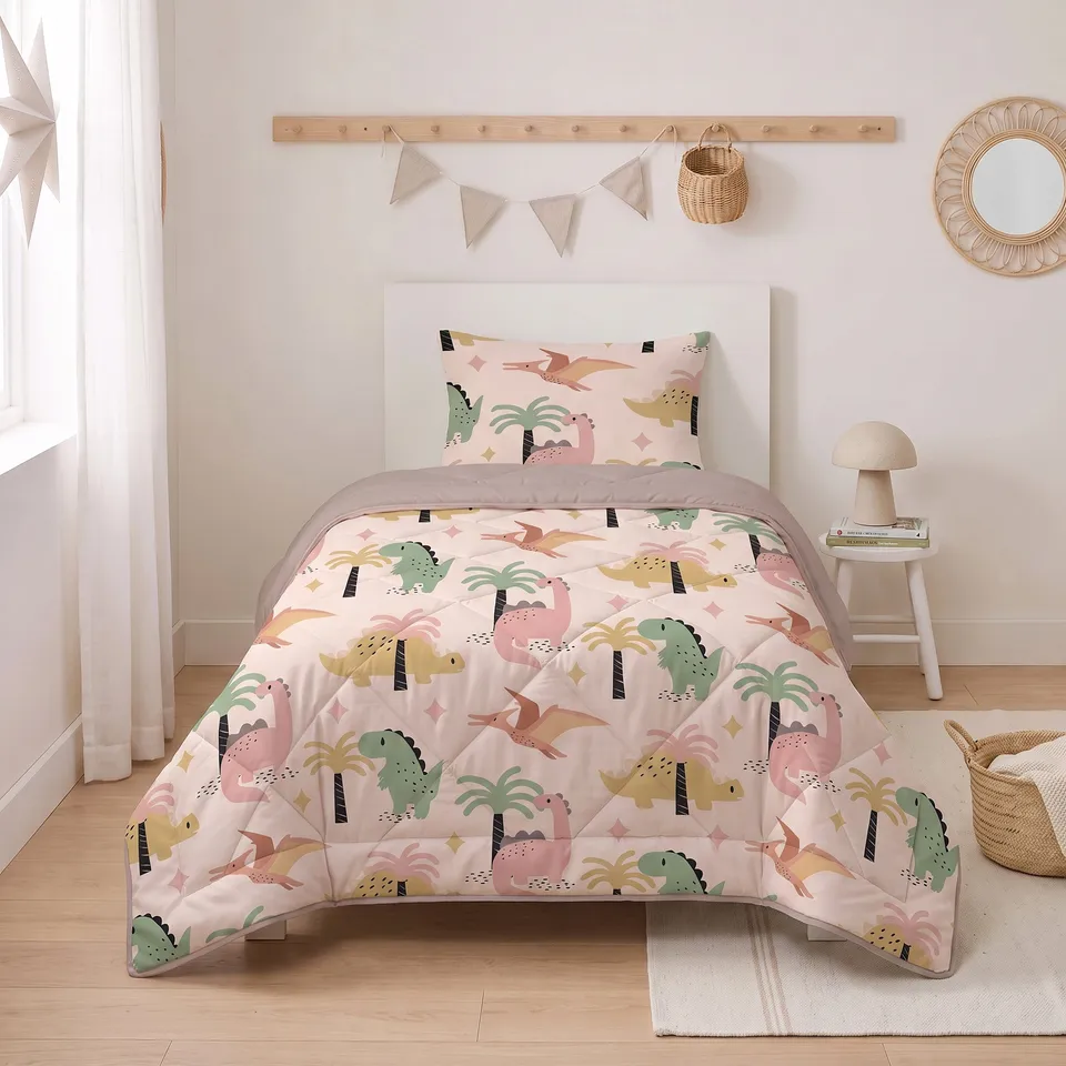 NordDream Lazy Kids peitto dino hiekka 140x200 ilman päällistä