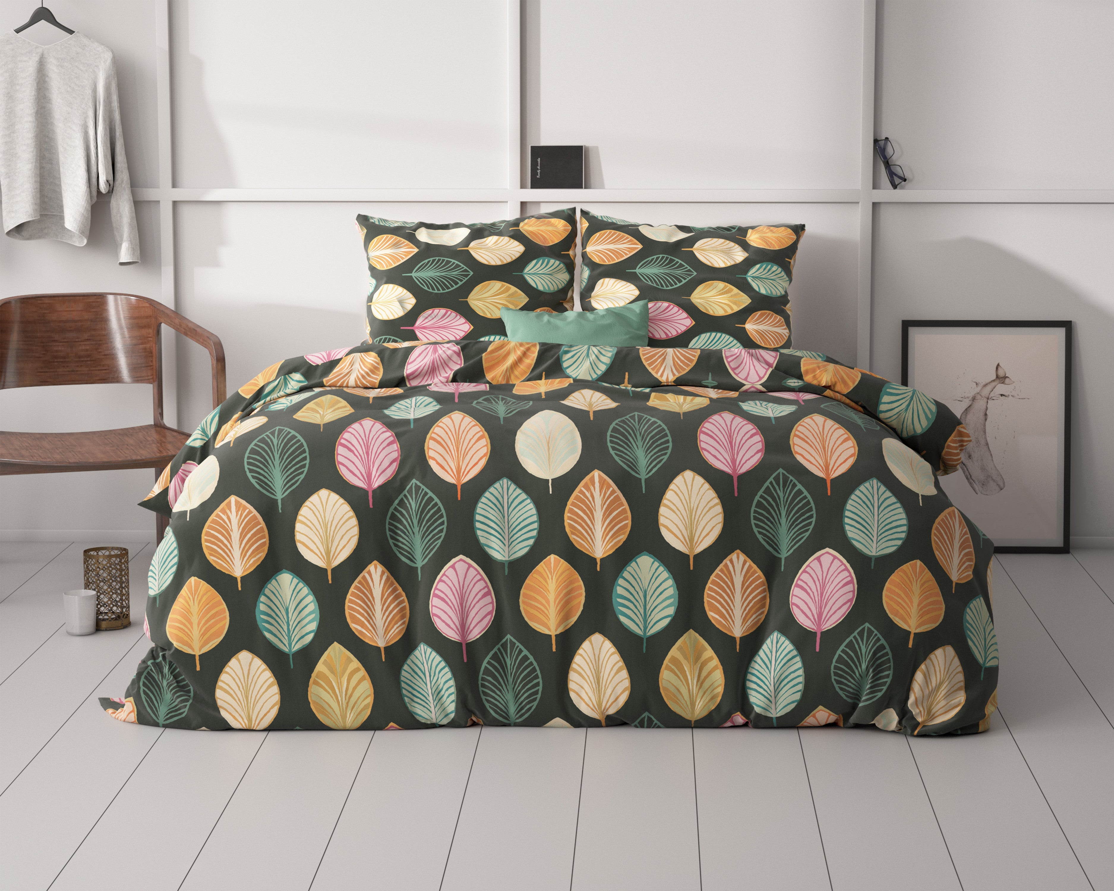 NordDream Classy Oscar pussilakana multi 200x220 cm kuvioitu