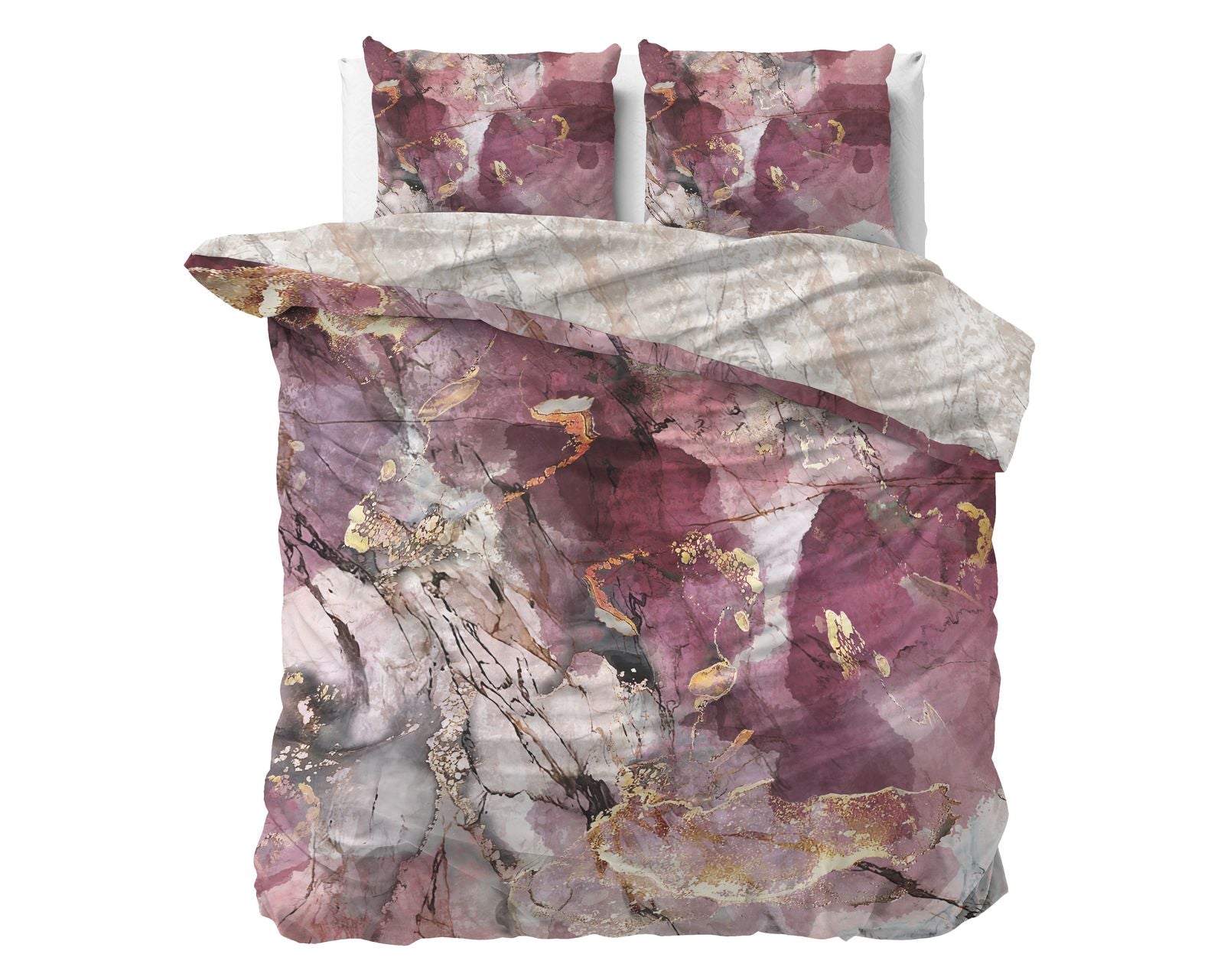 NordDream Marble Breccia pussilakana roosa satiini