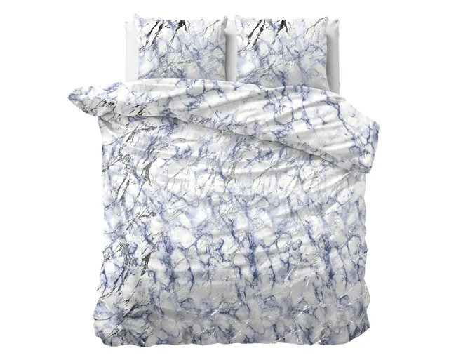 NordDream Glamour Ocean pussilakanasetti sininen 200x220 sileä