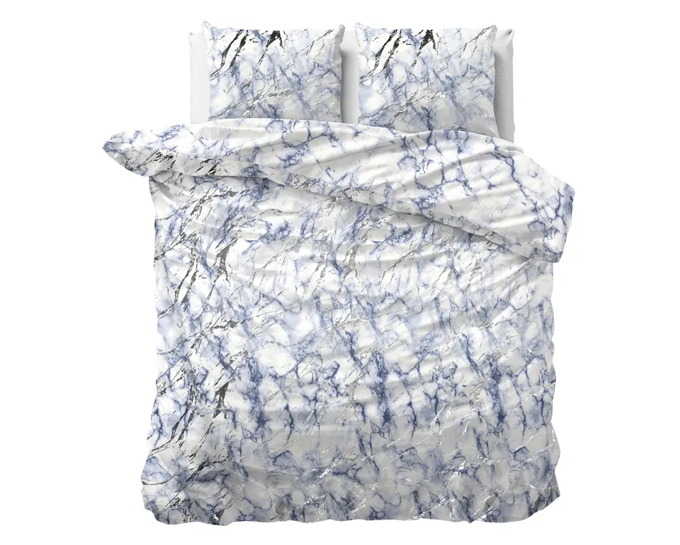 NordDream Glamour Ocean pussilakanasetti sininen 200x220 sileä