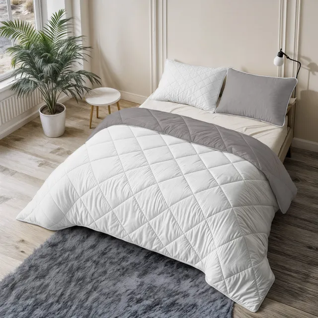 NordDream Lazy pussiton peitto 140x200 beige kevyt mikrokuitu