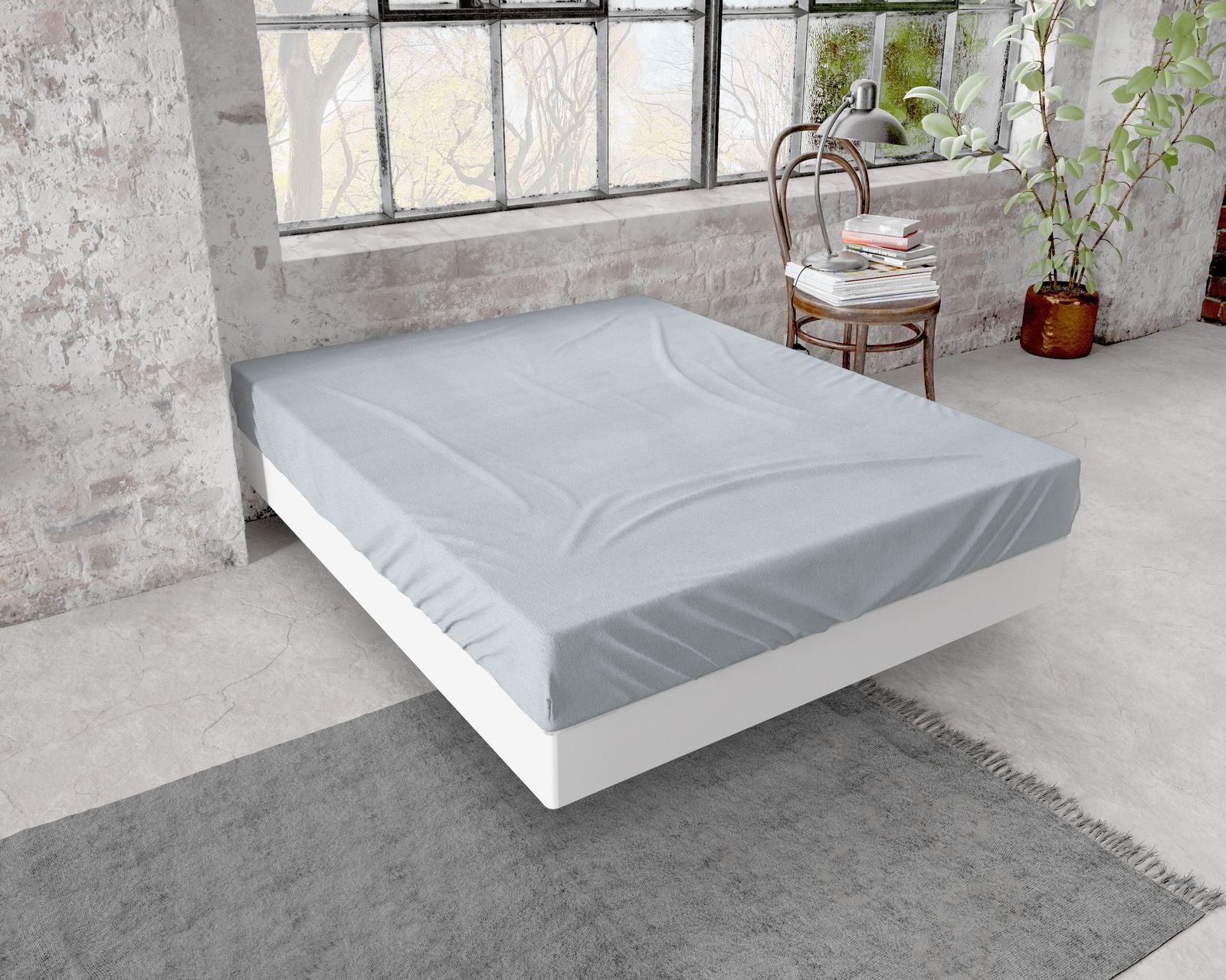 NordSleeps NordDream Flanel Premium aluslakana 90x200 harmaa