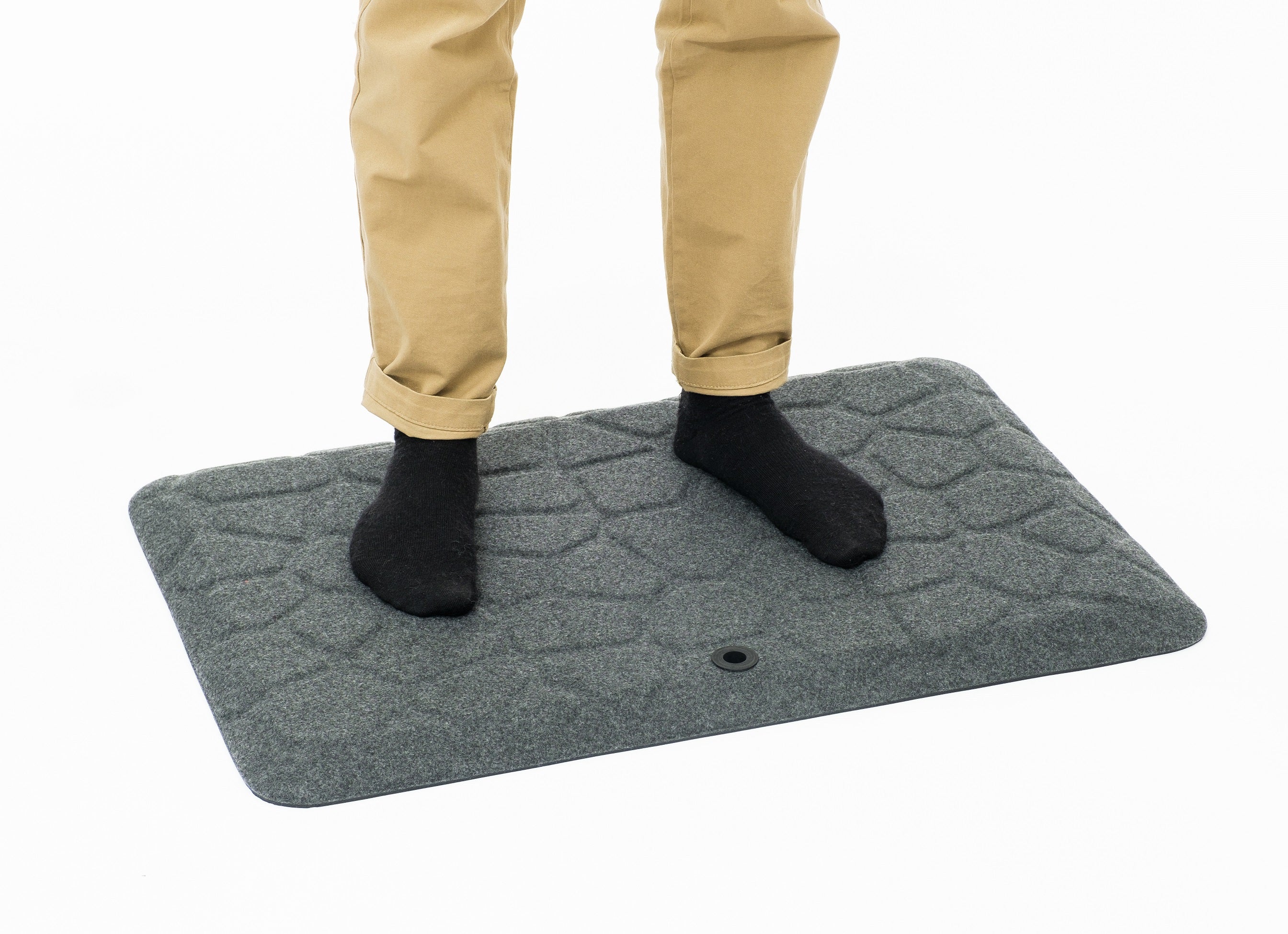 Stoo Super Soft seisontamatto tummanharmaa 76x52