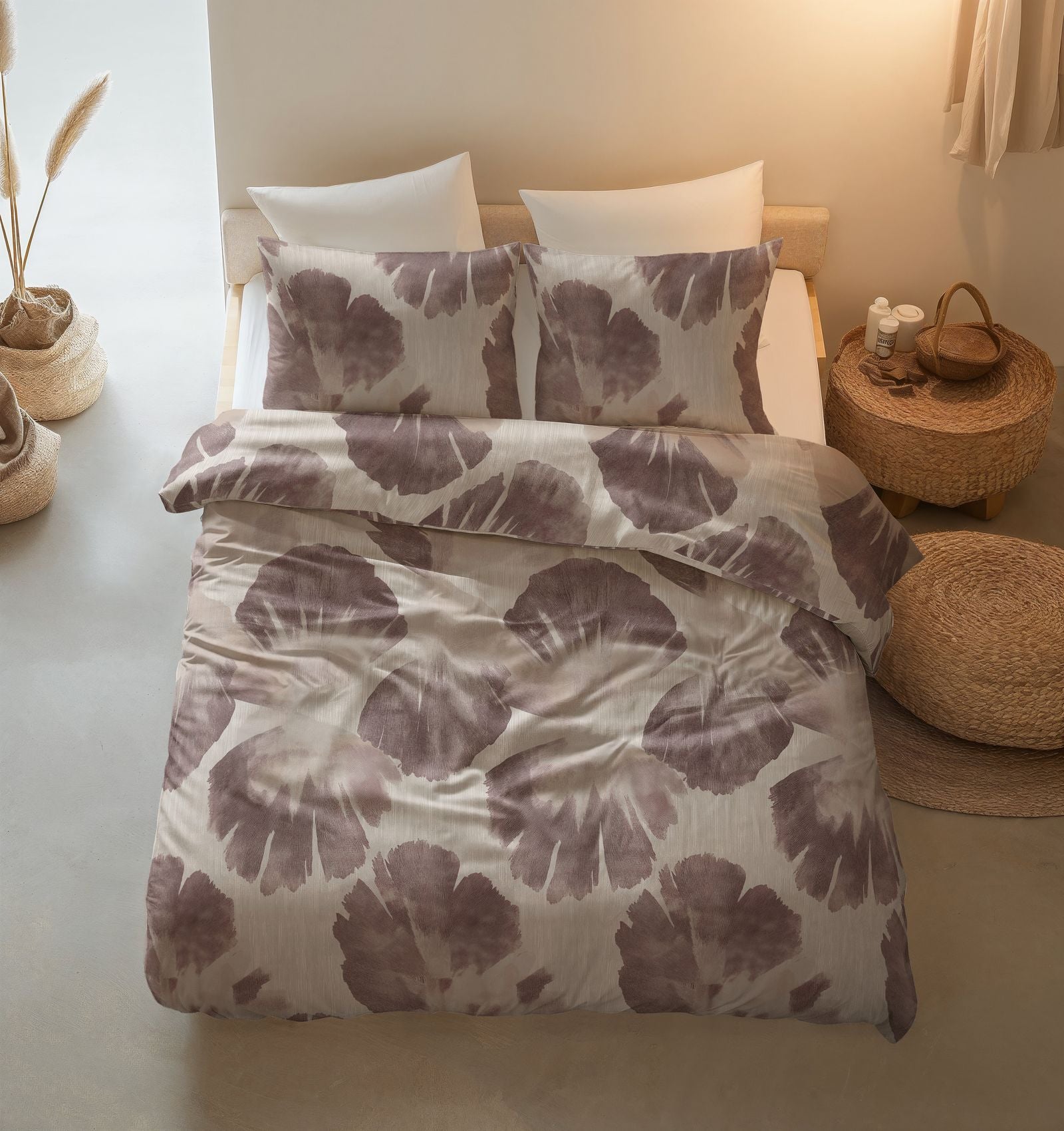 NordDream Pure Velora Ruskea pussilakana 200x220 puuvilla
