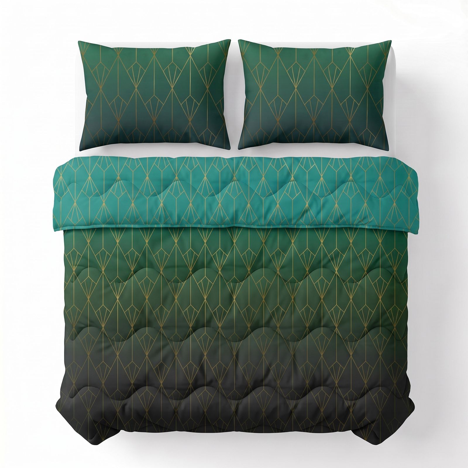 NordDream Lazy Bowen peitto 200x220 cm vihreä pestävä