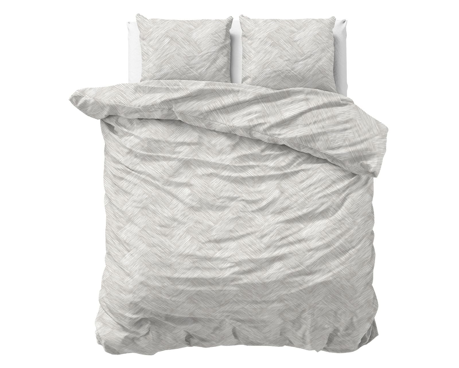 NordDream Pure Rattan pussilakanasetti 240x200/220 hopeanharmaa