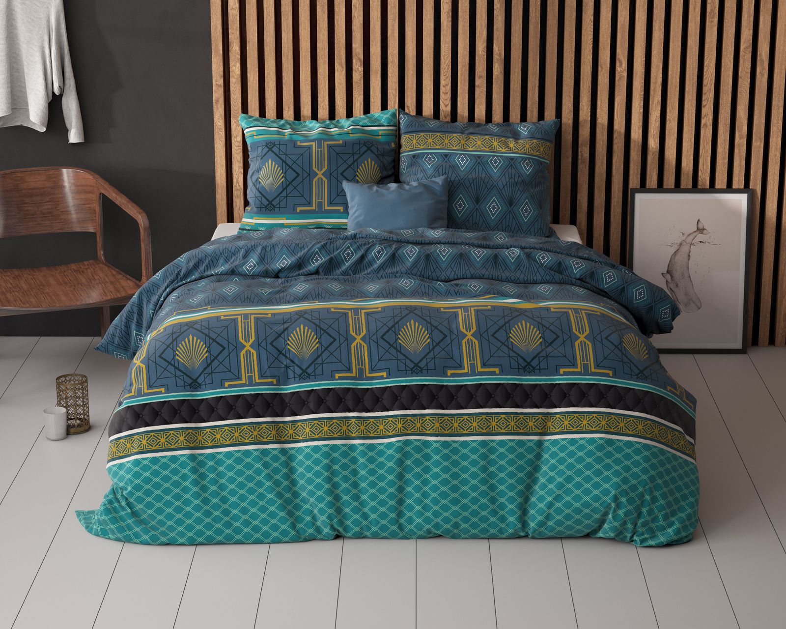 NordDream Elegance Xavier pussilakana 240x220 vihreä