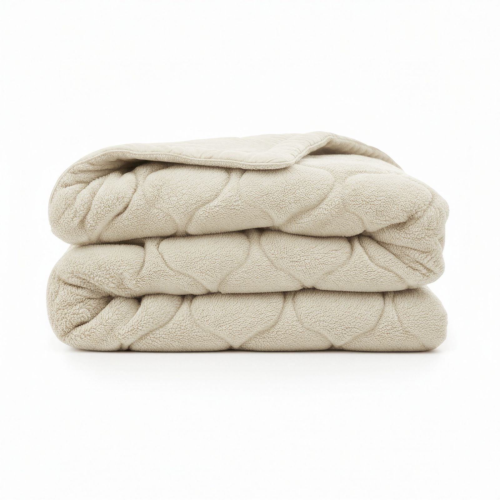 NordDream Lazy teddy-peitto 140x200 beige pörrö
