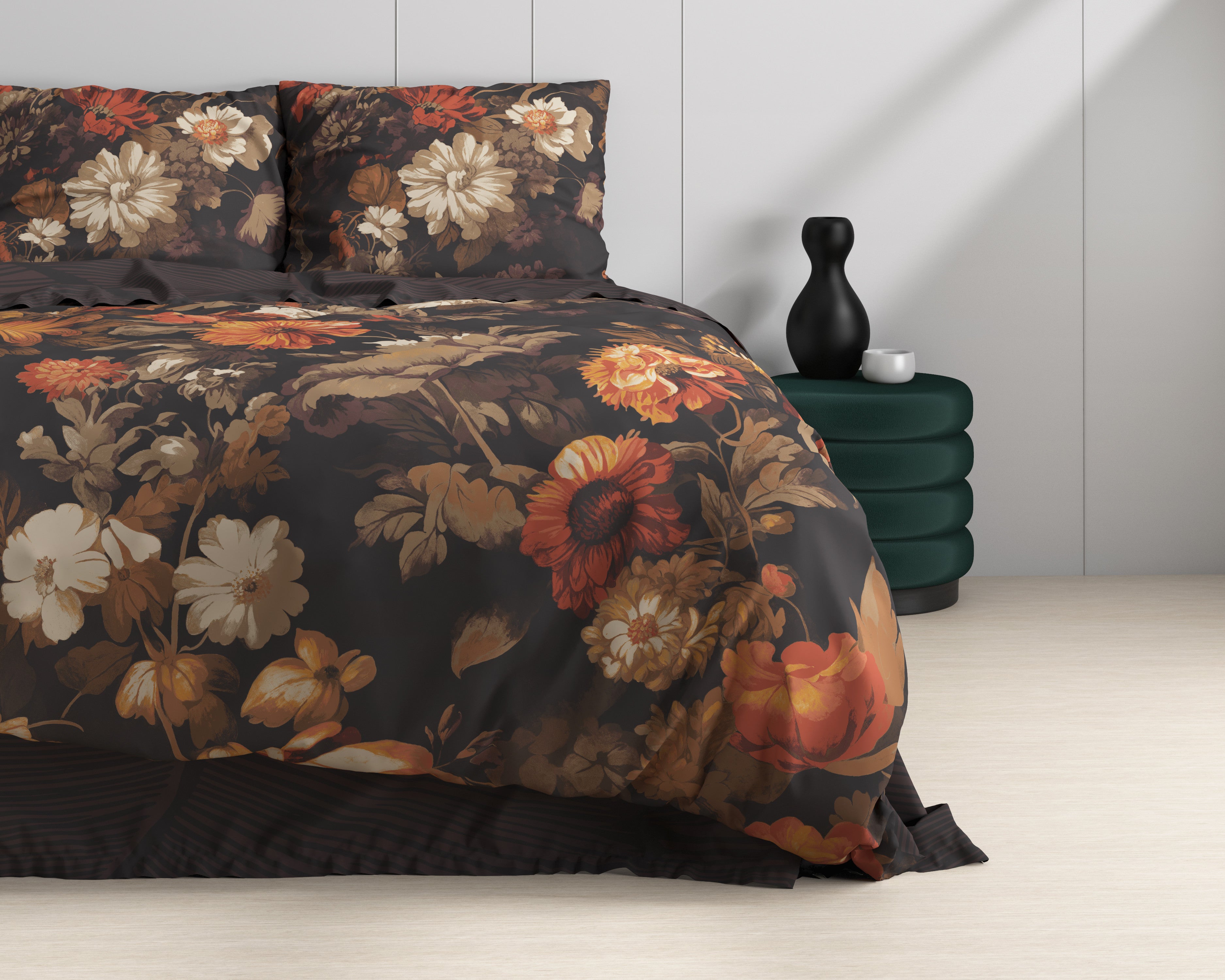 NordDream Nature Art Flowers pussilakana ruskea