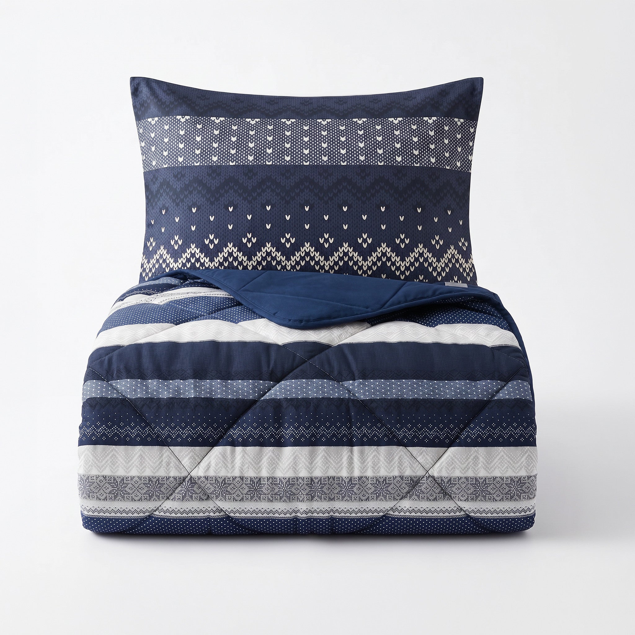 NordDream Lazy Elisabeth pesupeitto navy tyynyliinoilla