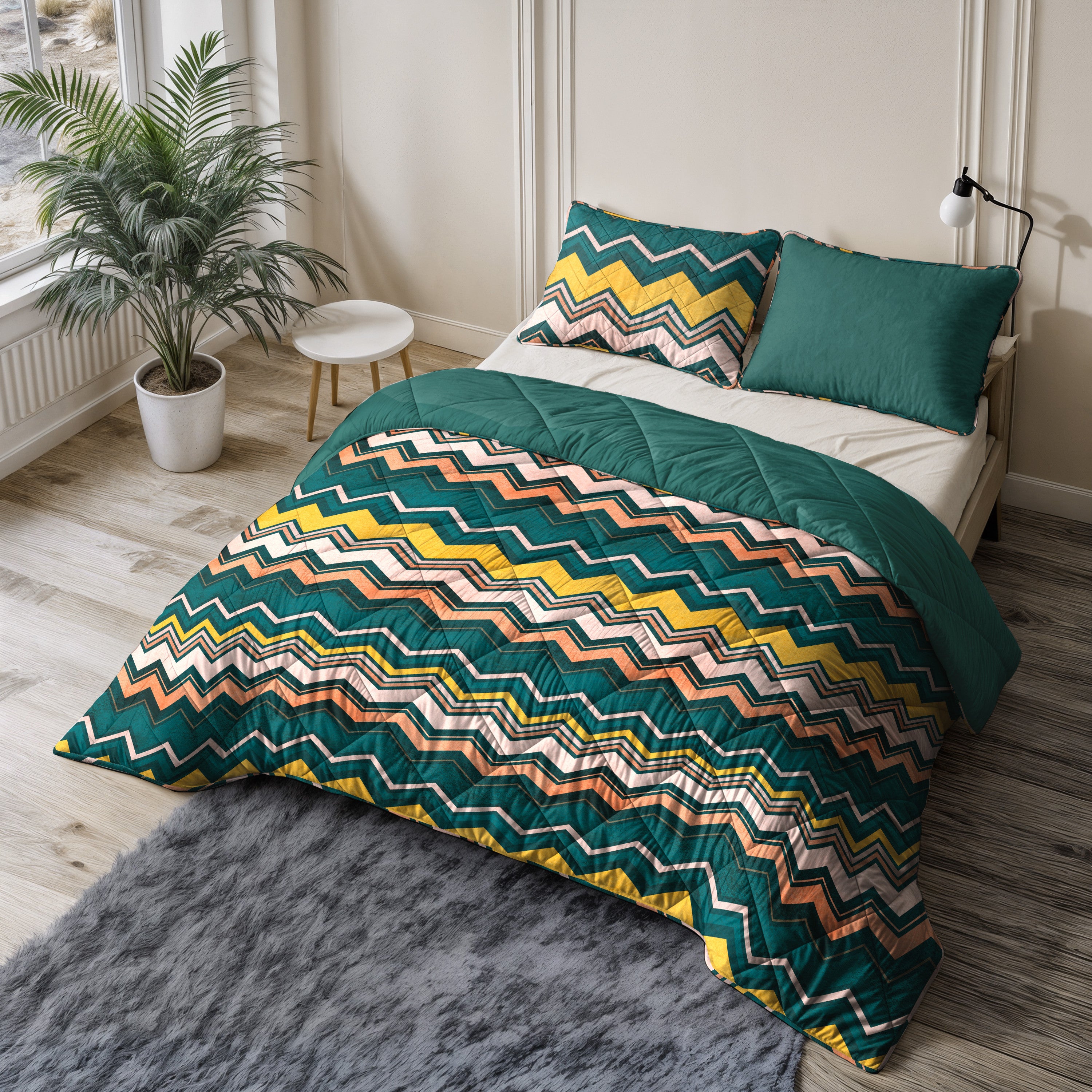 NordDream Lazy Scala peitto tummanvihreä 240x220 pestävä