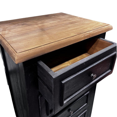 Sasus Adriano lipasto 55x45x115 cm musta