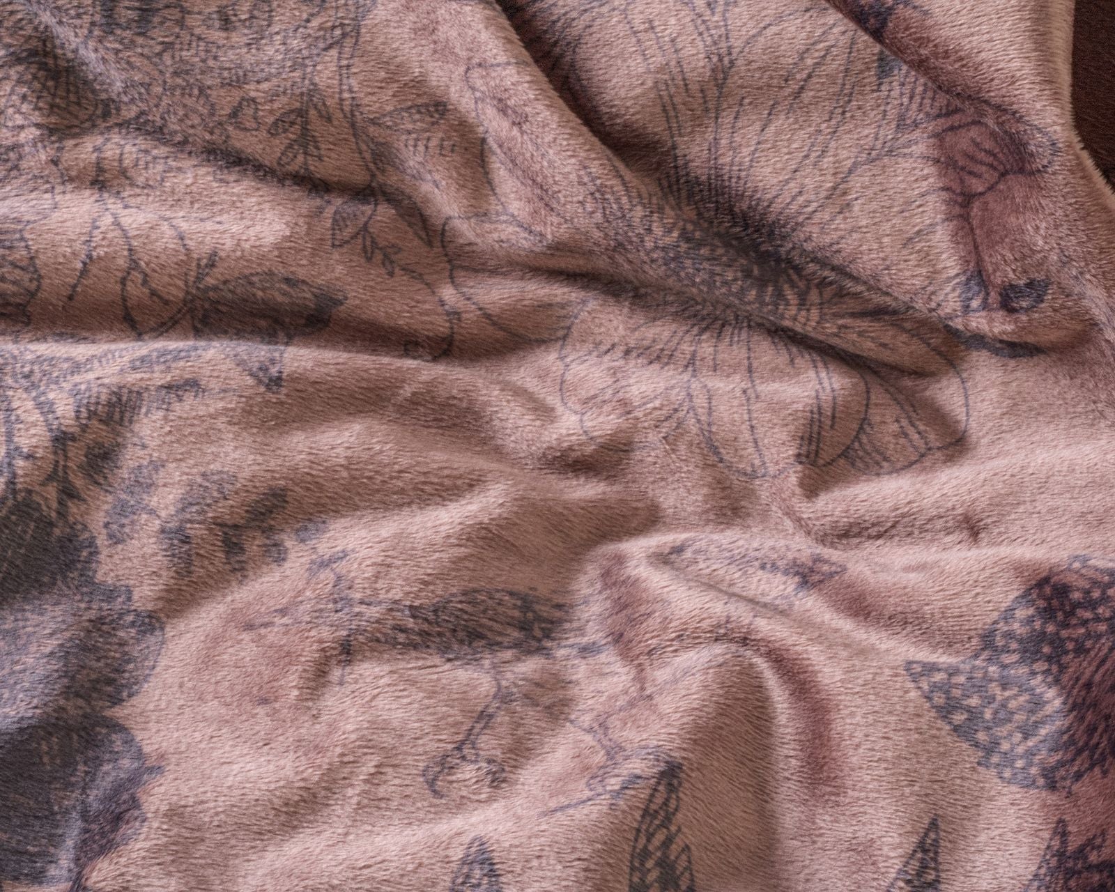 NordDream Signature Velvet Jonas pussilakana ruskea sametti