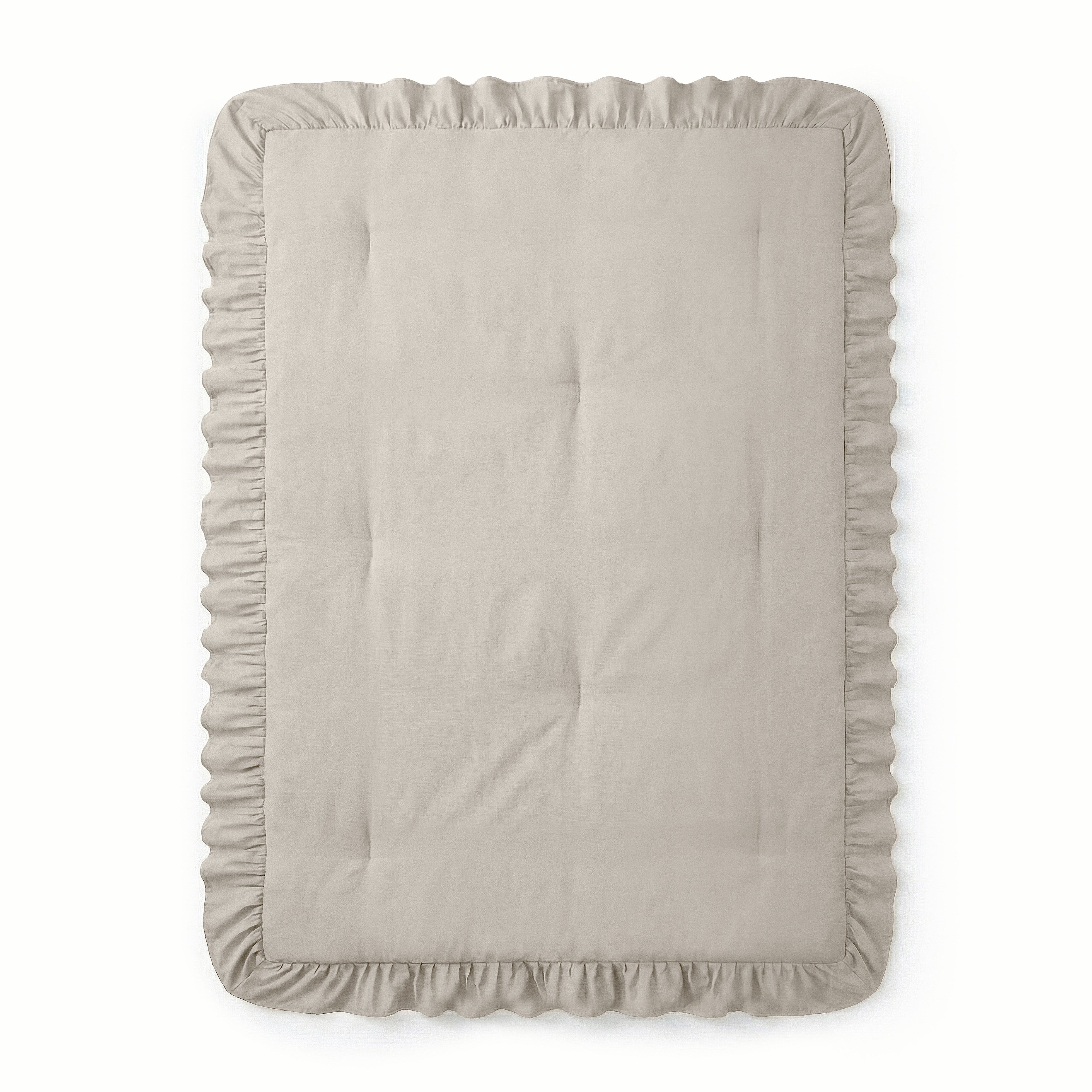 NordDream Lazy Ruffles peitto taupe/harmaa 140x200 pestävä