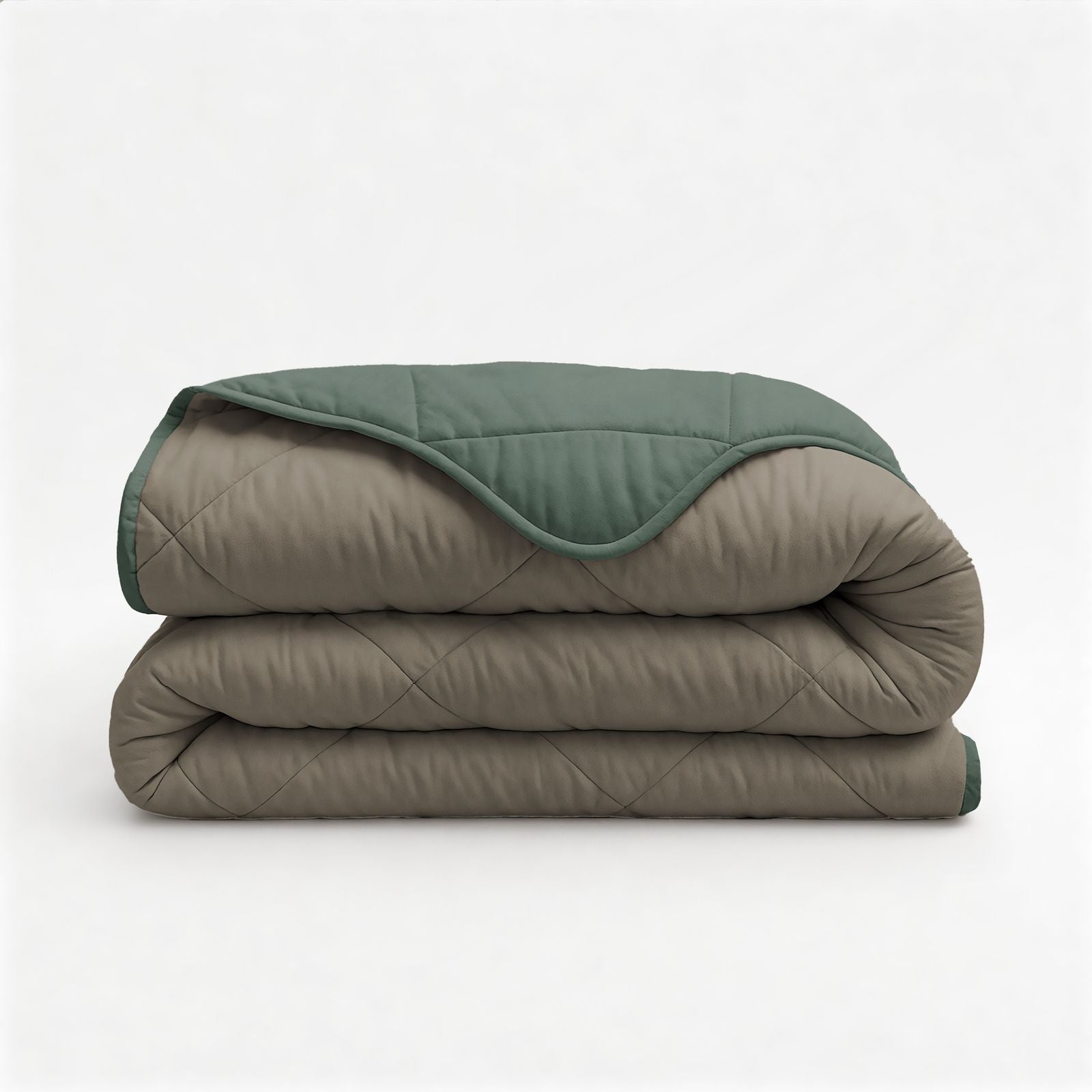 NordDream Lazy pestävä peitto 200x200 vihreä